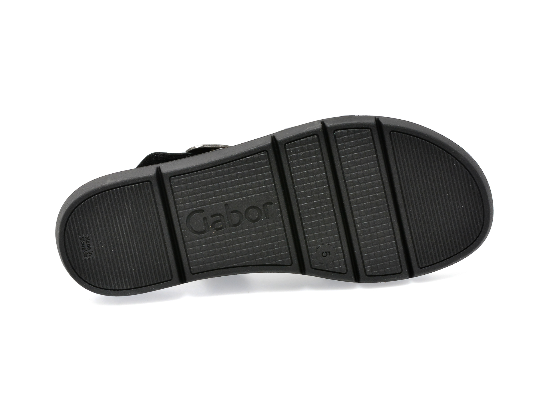 Sandale GABOR negre, 24603, din piele naturala
