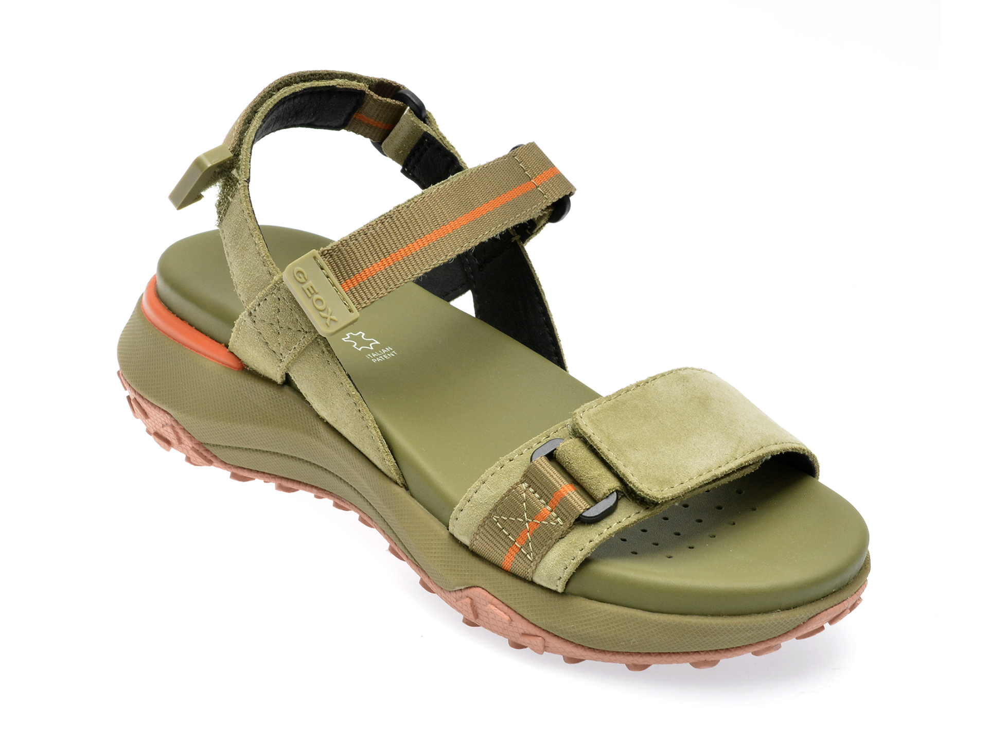 Sandale GEOX kaki, D35TBB, din piele intoarsa Answear 2023-06-04
