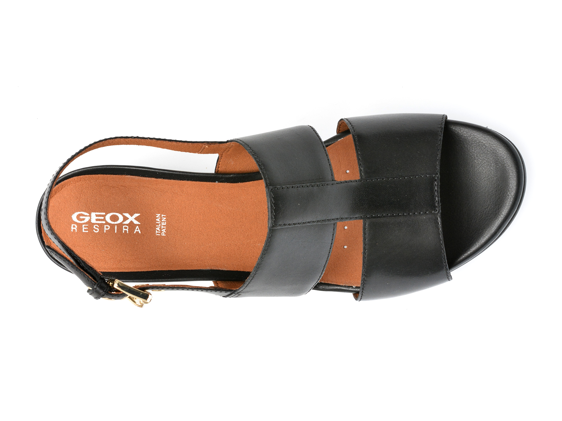 Poze Sandale GEOX negre, D358QA, din piele naturala otter.ro