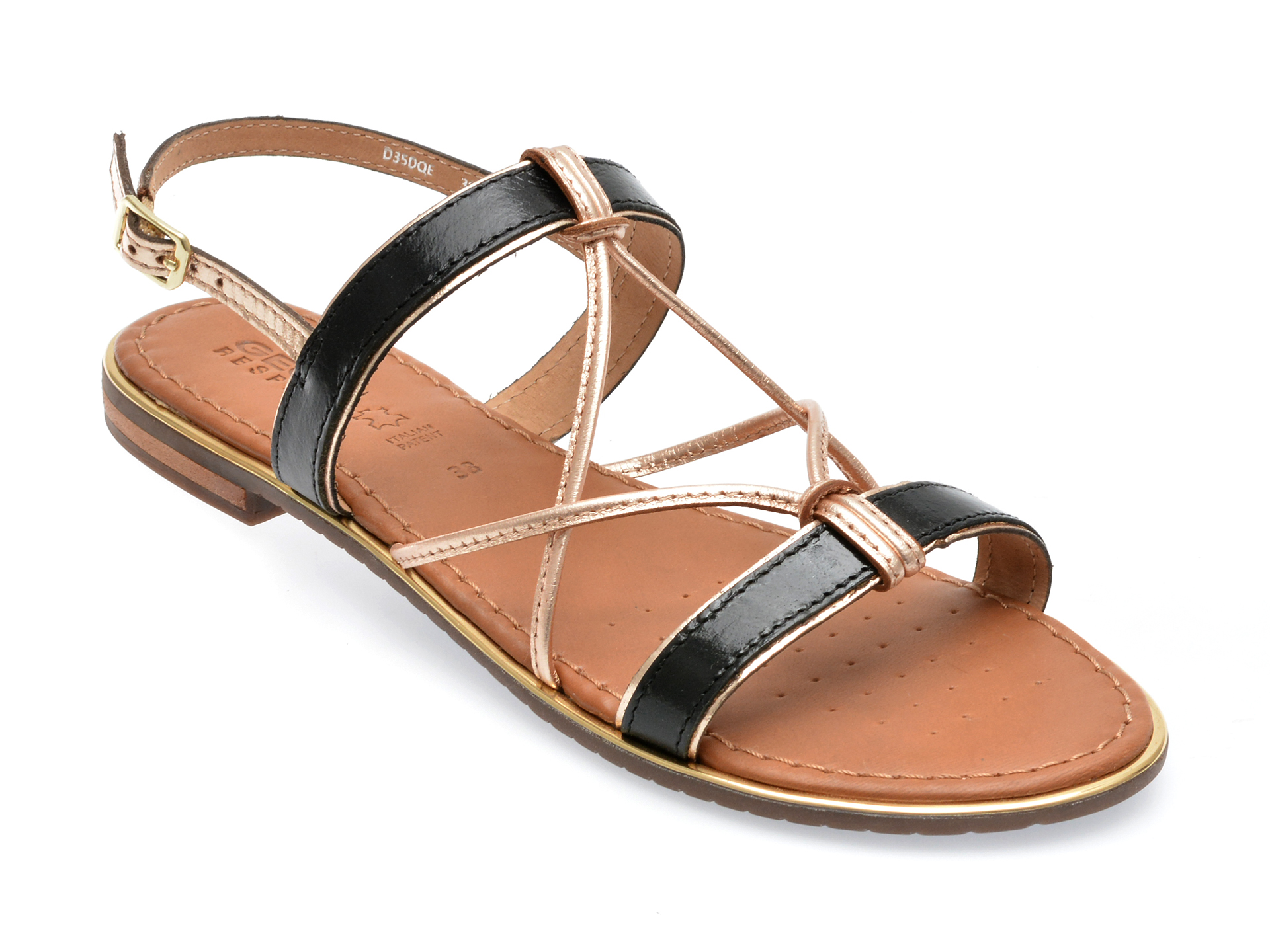 Sandale GEOX negre, D35DQE, din piele naturala Answear 2023-09-28