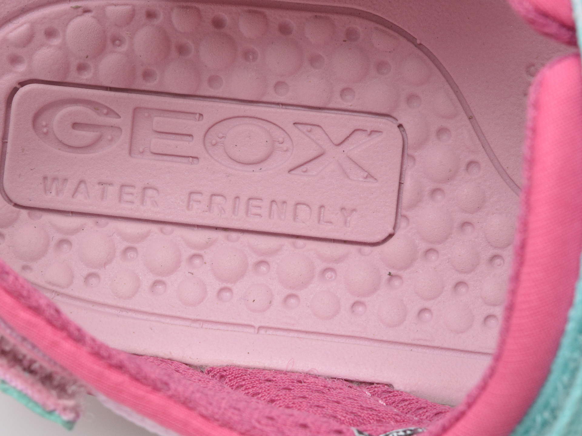 Sandale GEOX roz, J150WA, din material textil - 3