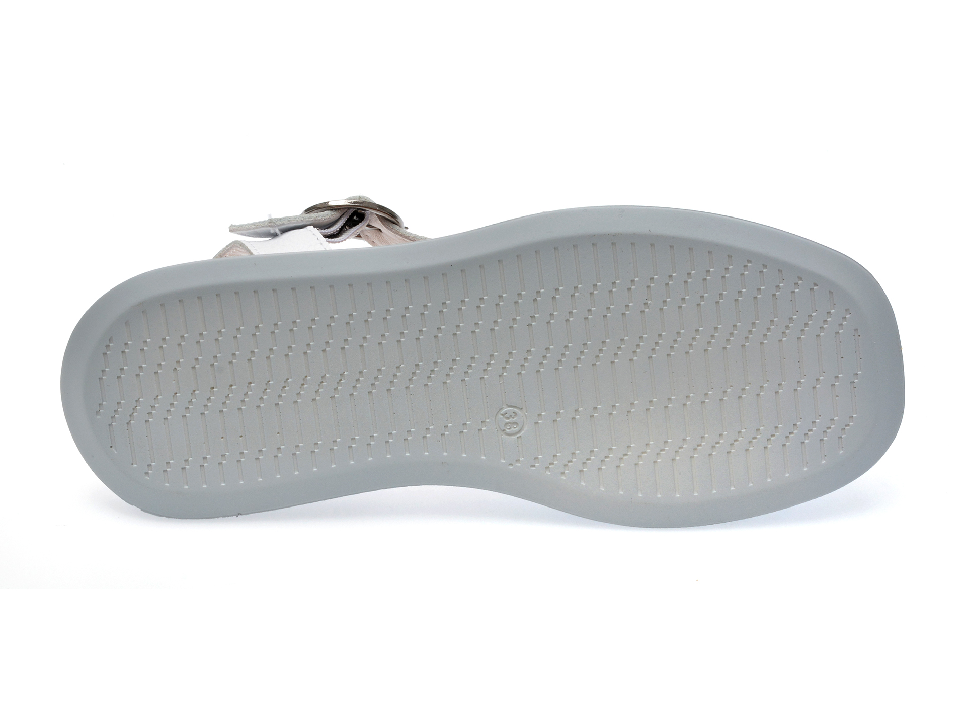 Sandale GRYXX albe, 2080, din piele naturala