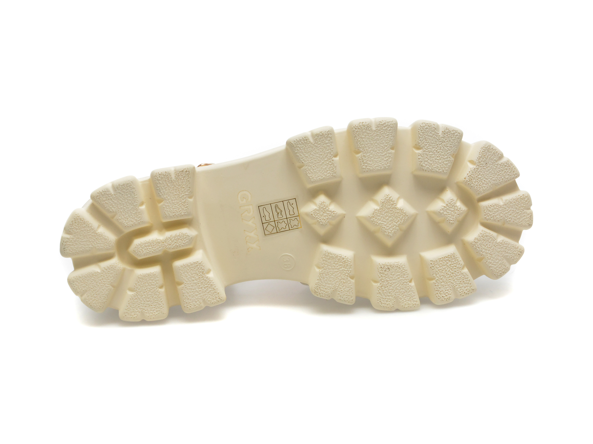Sandale GRYXX albe, 2315608, din piele naturala