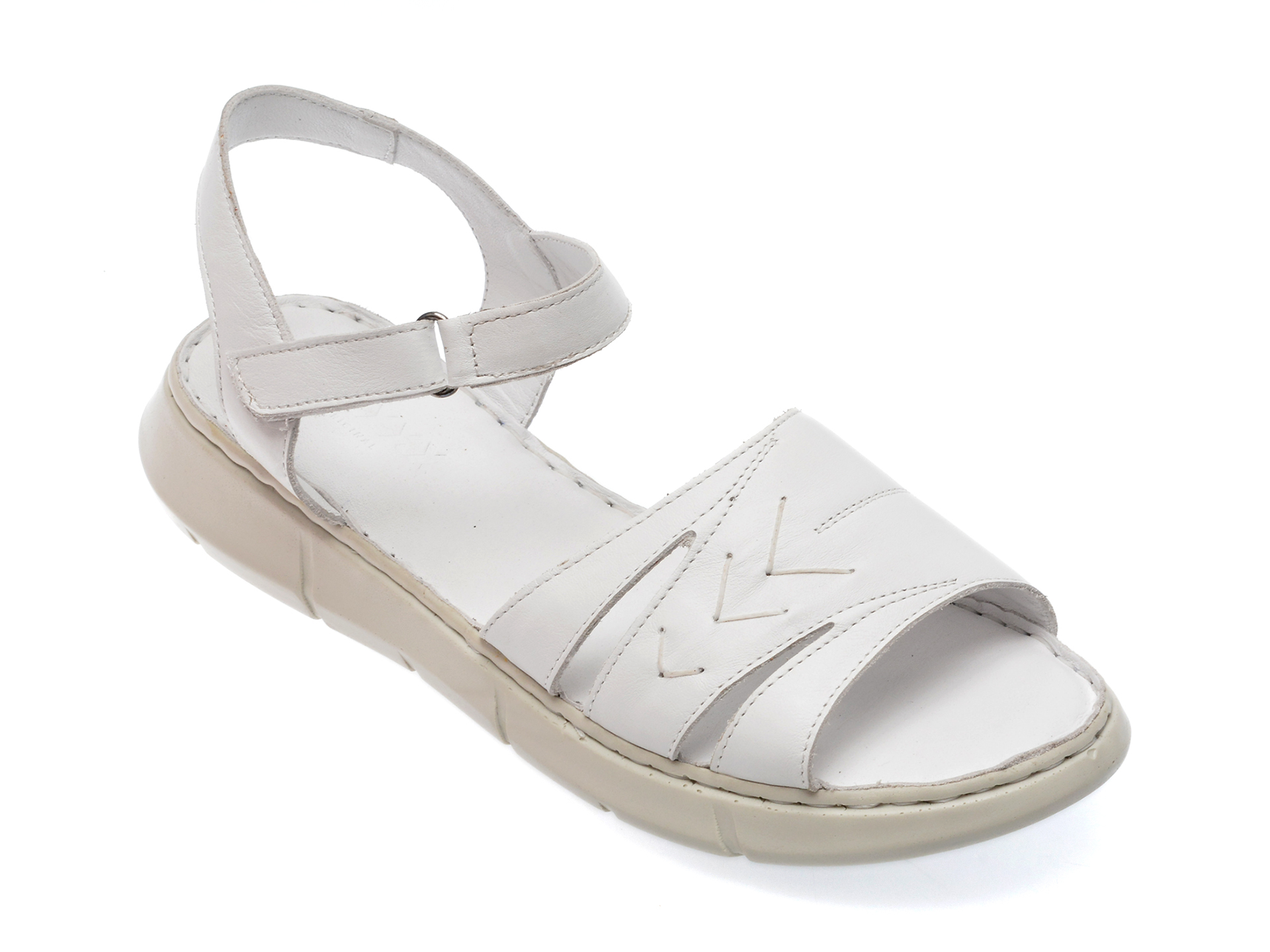 Sandale GRYXX albe, 2407, din piele naturala Answear 2023-09-28