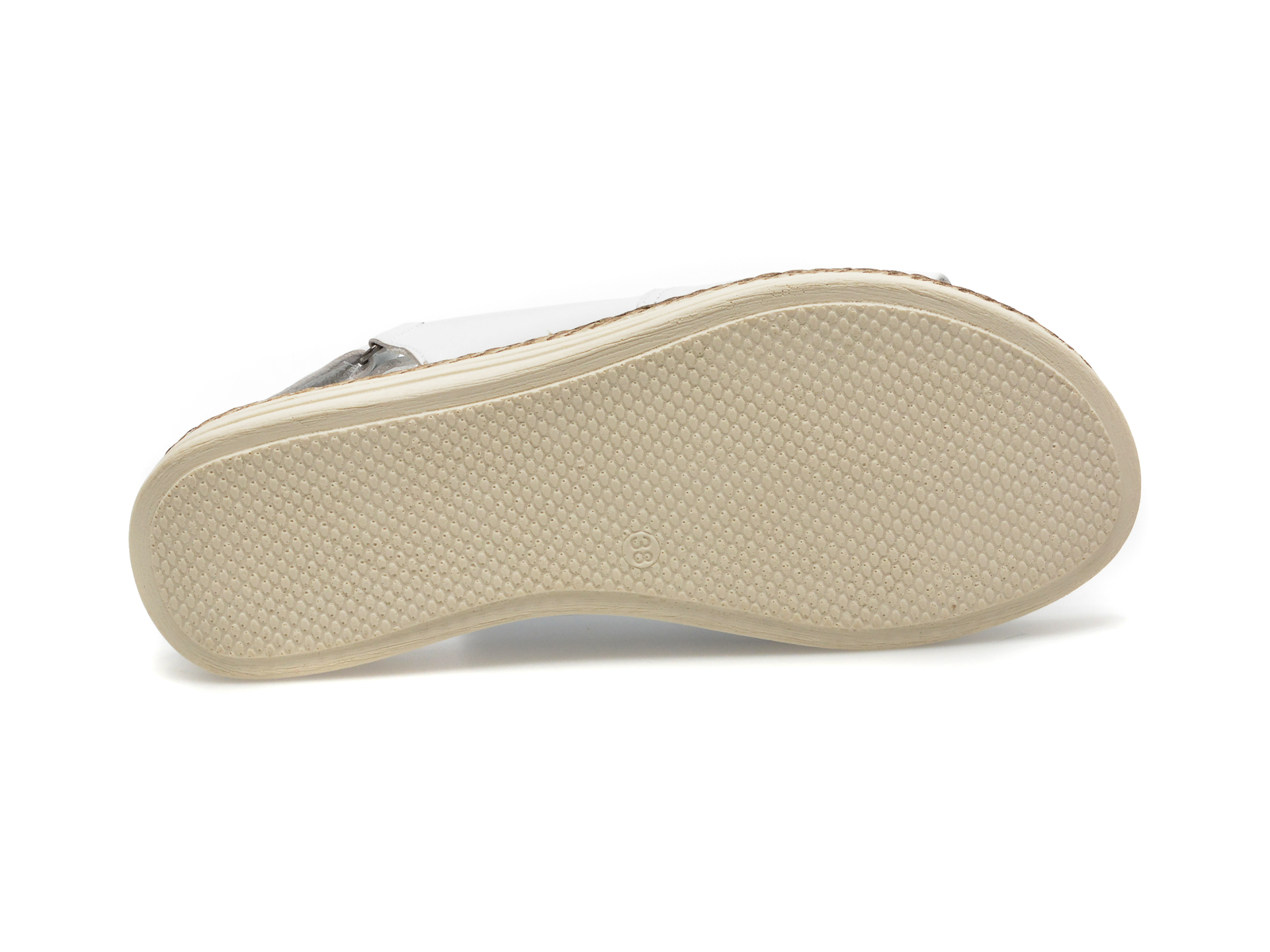 Sandale GRYXX albe, 9408580, din piele naturala