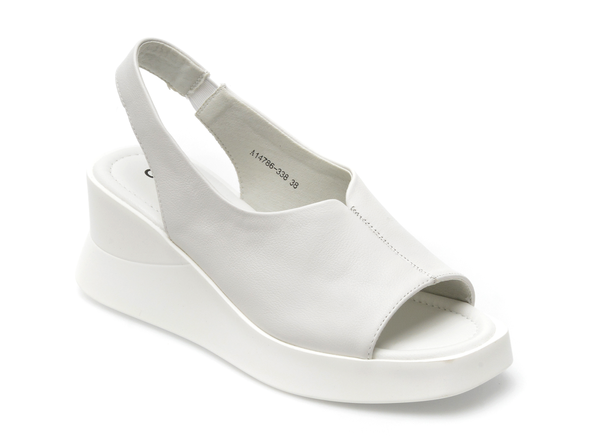 Sandale GRYXX albe, A14786, din piele naturala femei 2023-03-20