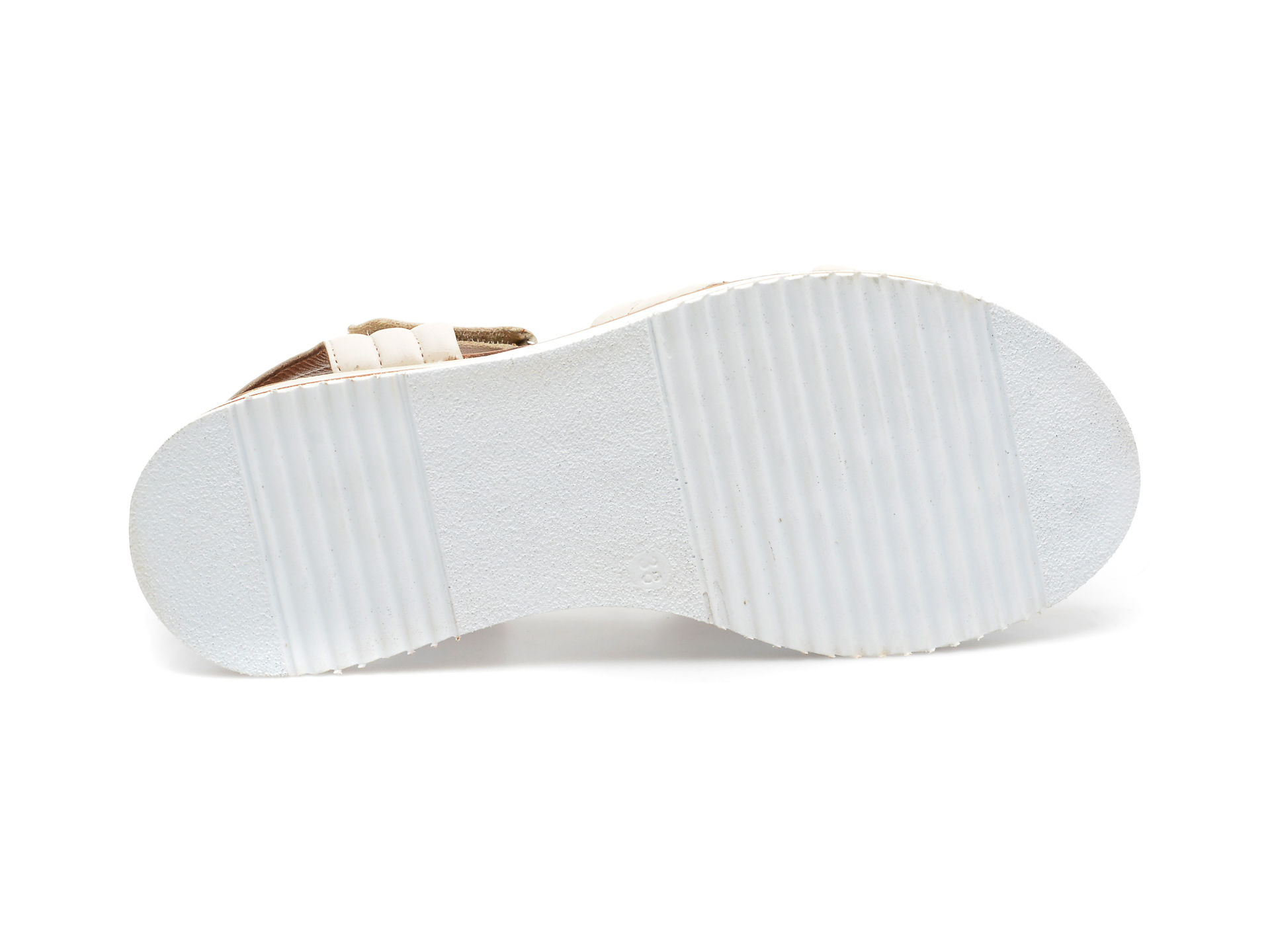 Poze Sandale GRYXX albe, HY1200, din piele naturala