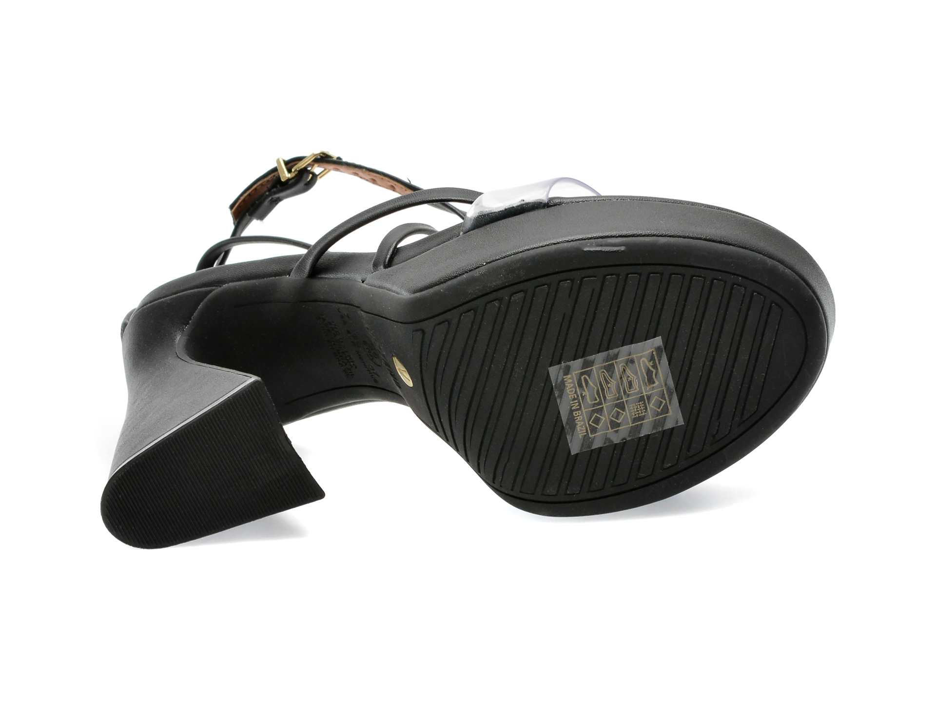 Sandale GRYXX BY VIZZANO negre, 6490100, din piele ecologica