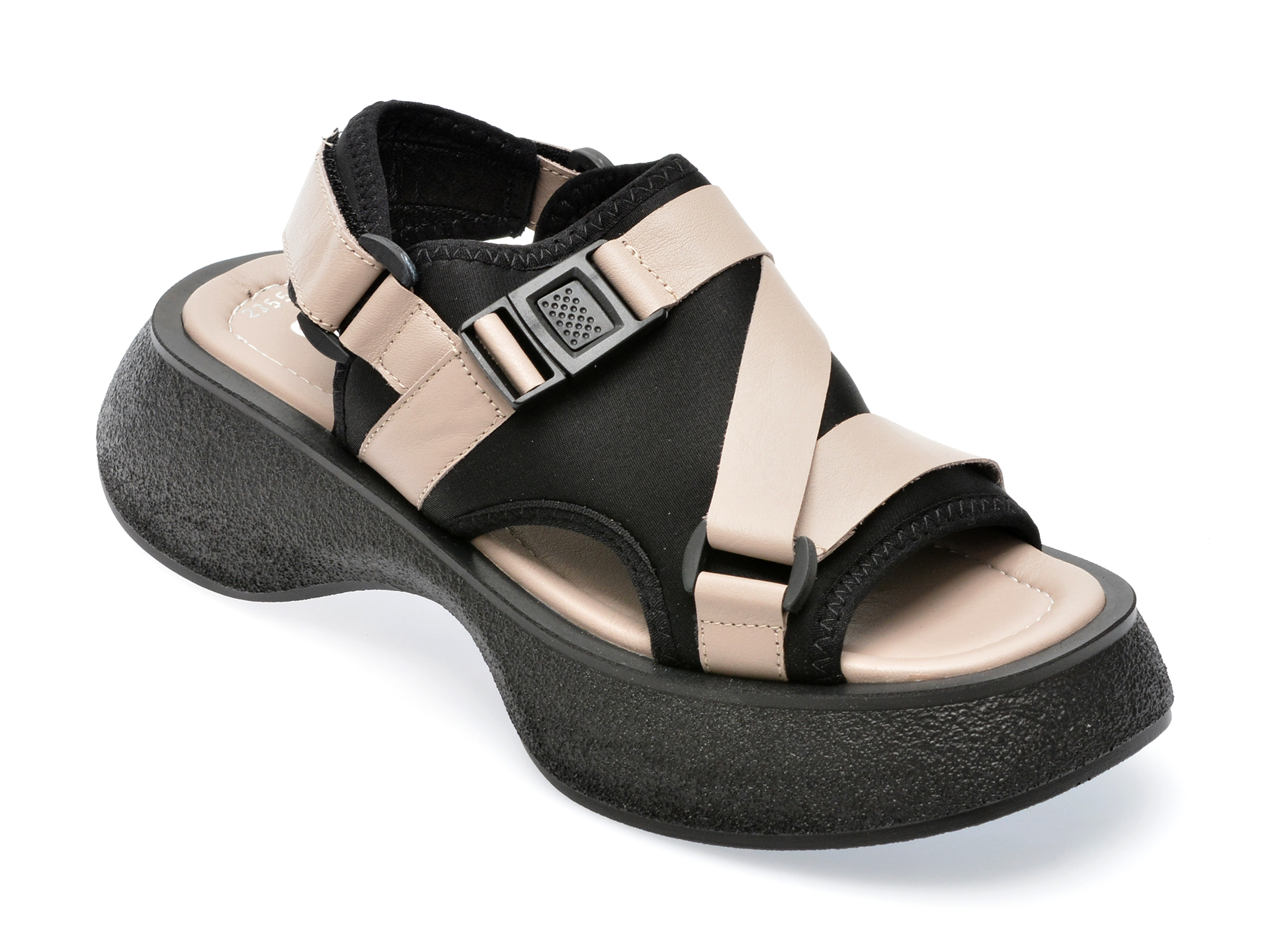 Sandale GRYXX gri, 532355, din material textil /femei/sandale imagine super redus 2022