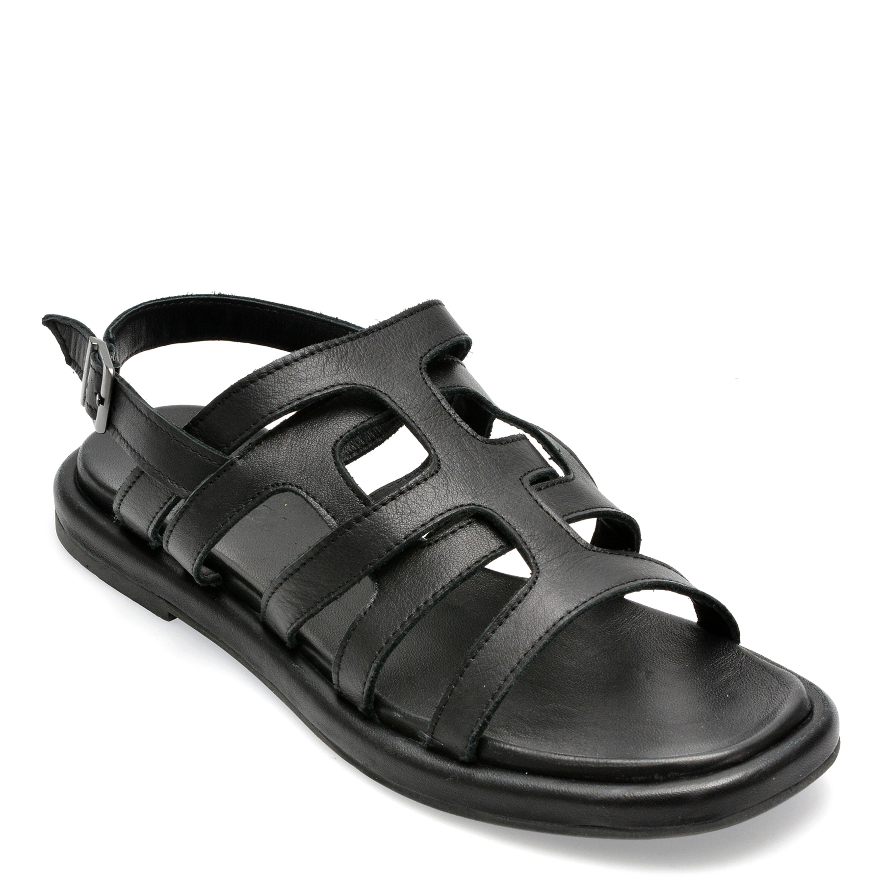 Sandale GRYXX negre, 1199, din piele naturala /femei/sandale