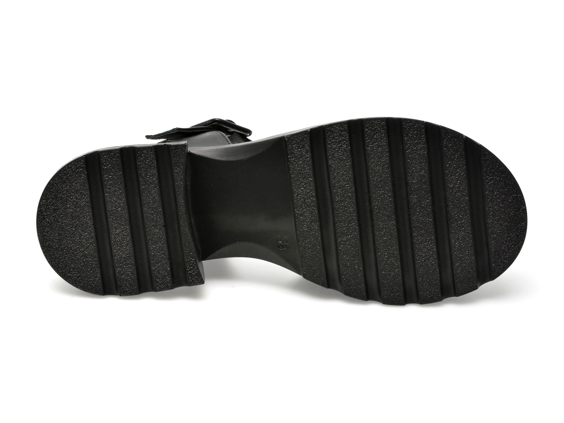 Sandale GRYXX negre, 1461090, din piele naturala