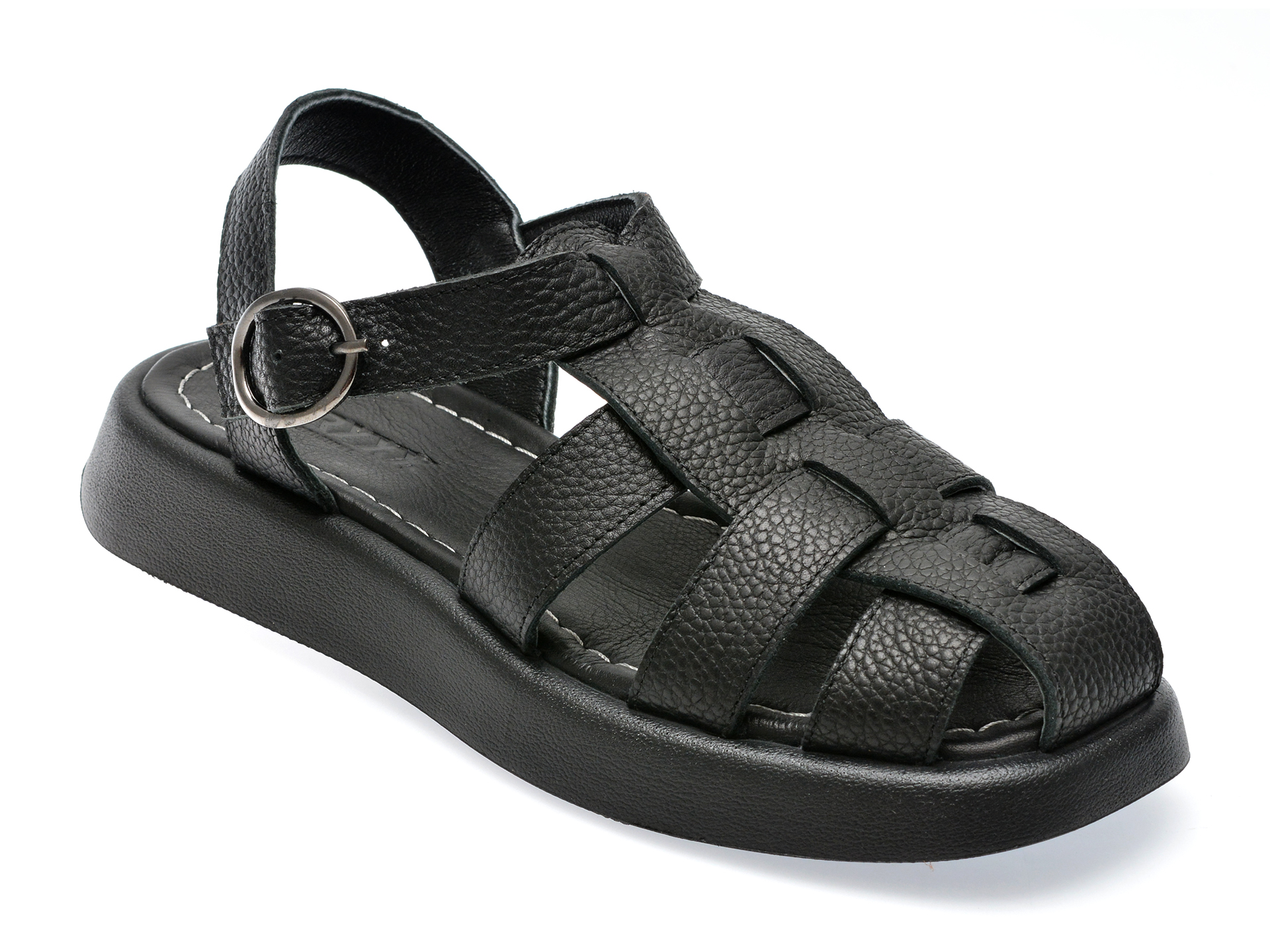 Sandale GRYXX negre, 2080, din piele naturala /femei/sandale imagine super redus 2022