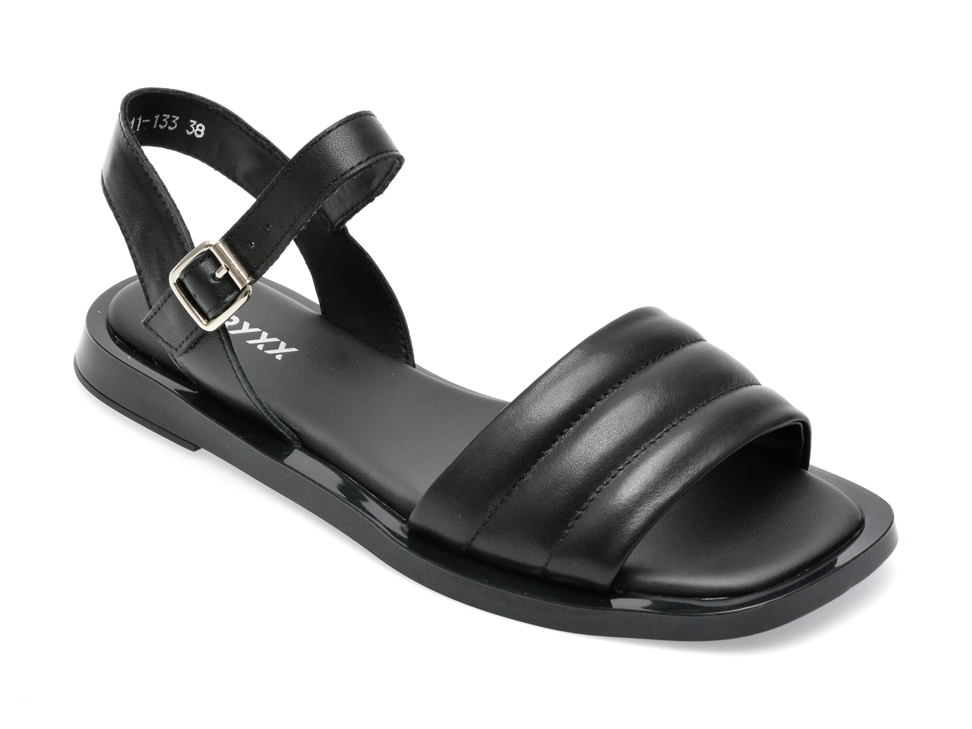 Sandale GRYXX negre, 219911, din piele naturala /femei/sandale imagine noua