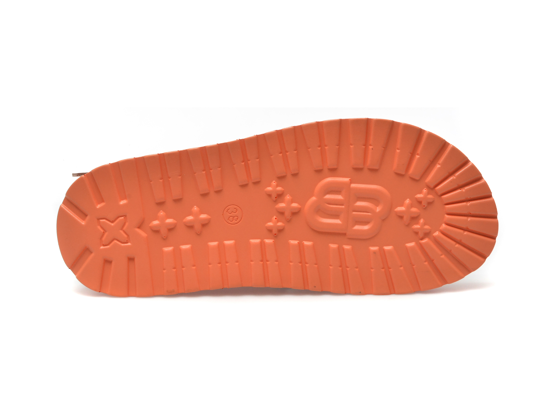 Sandale GRYXX portocalii, 210825, din piele naturala
