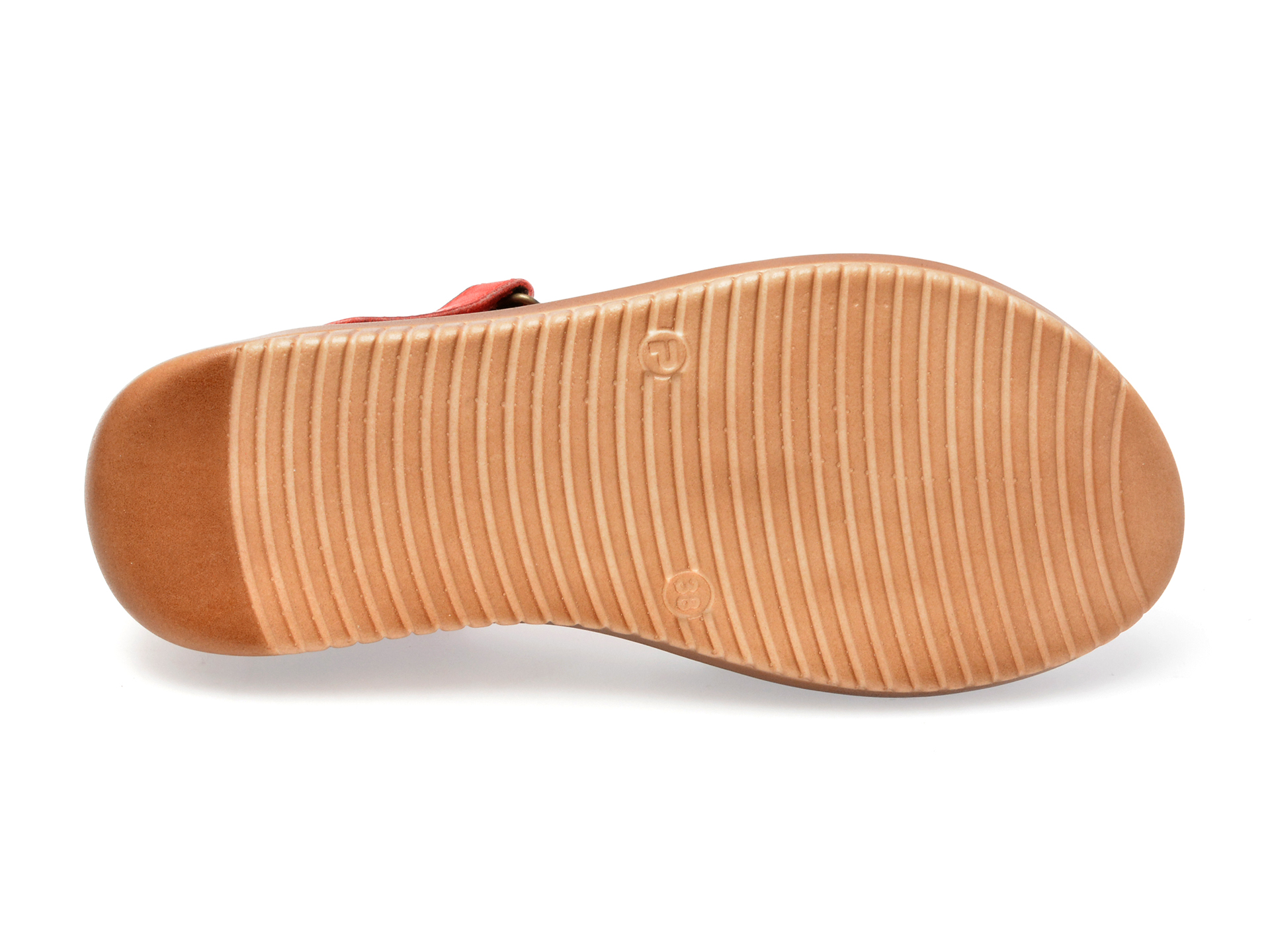 Sandale GRYXX rosii, 255, din piele naturala