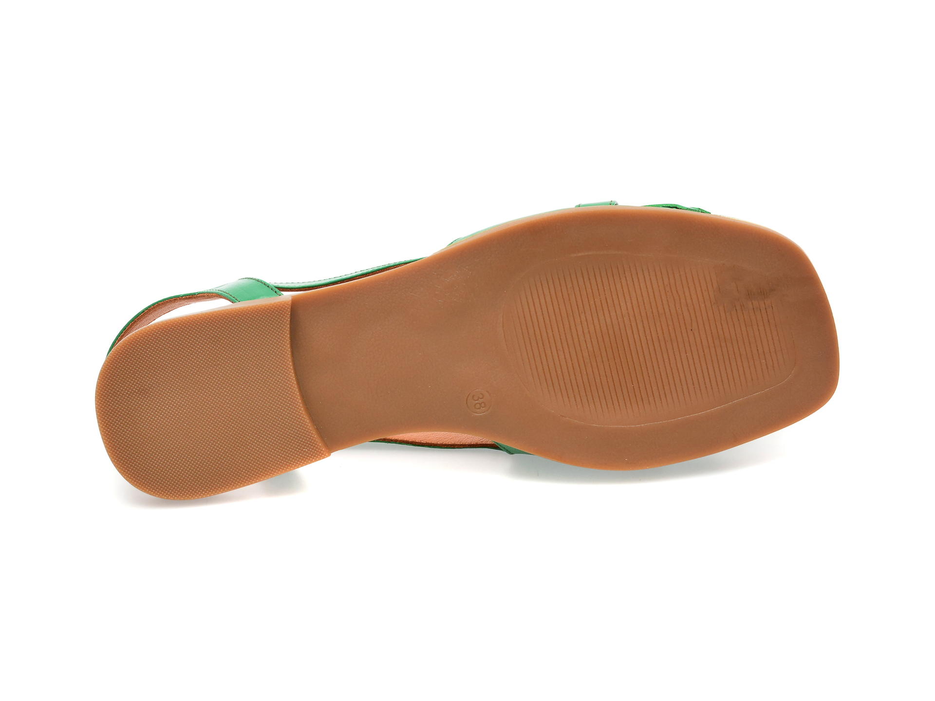 Sandale GRYXX verzi, 2026, din piele naturala