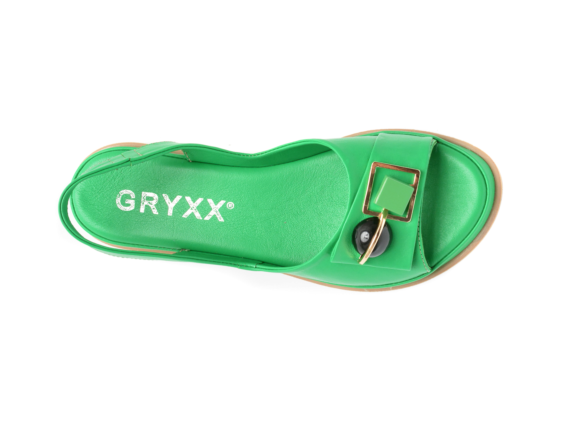 Poze Sandale GRYXX verzi, 207217, din piele naturala otter.ro