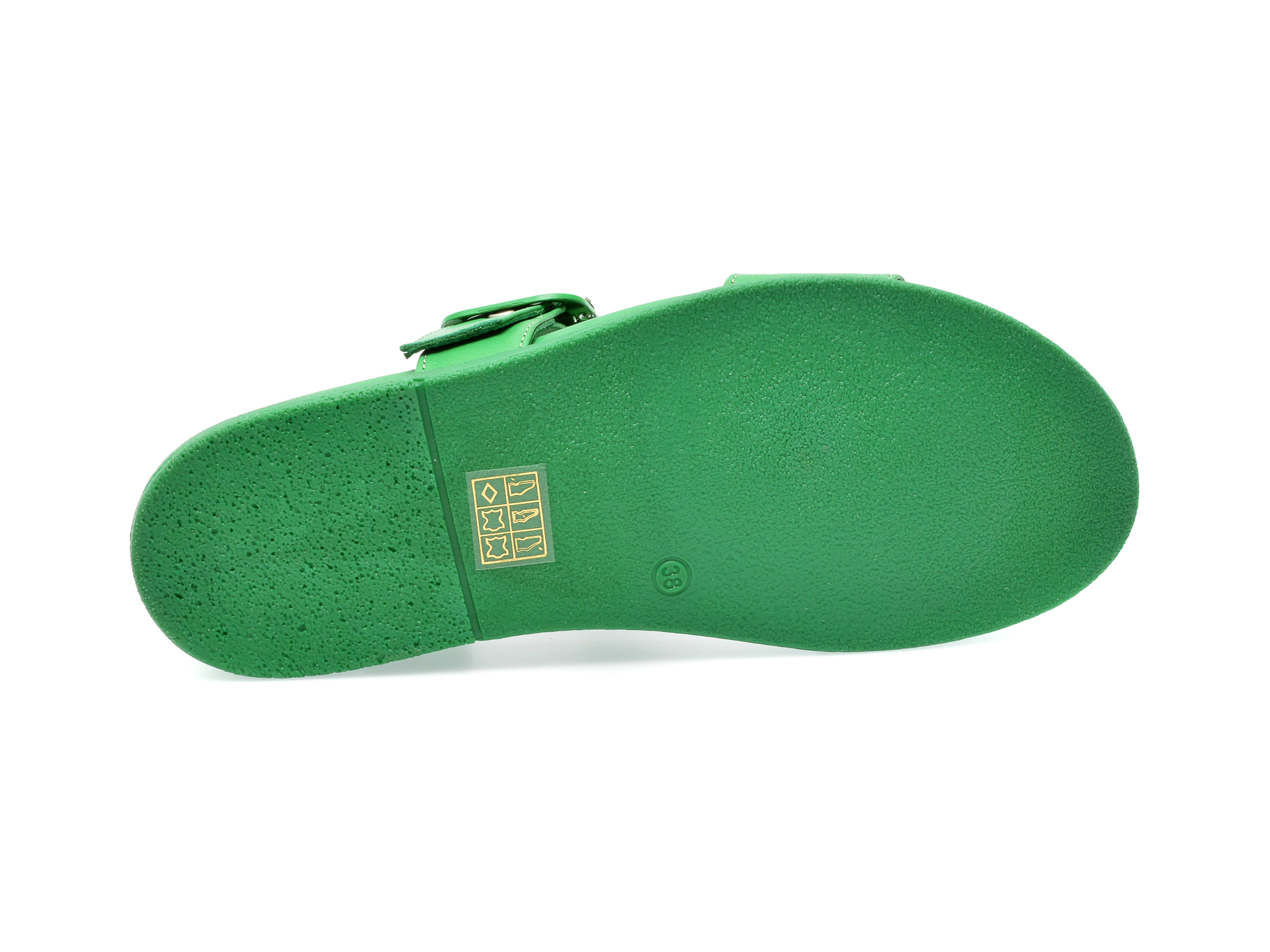Sandale GRYXX verzi, 21909, din piele naturala