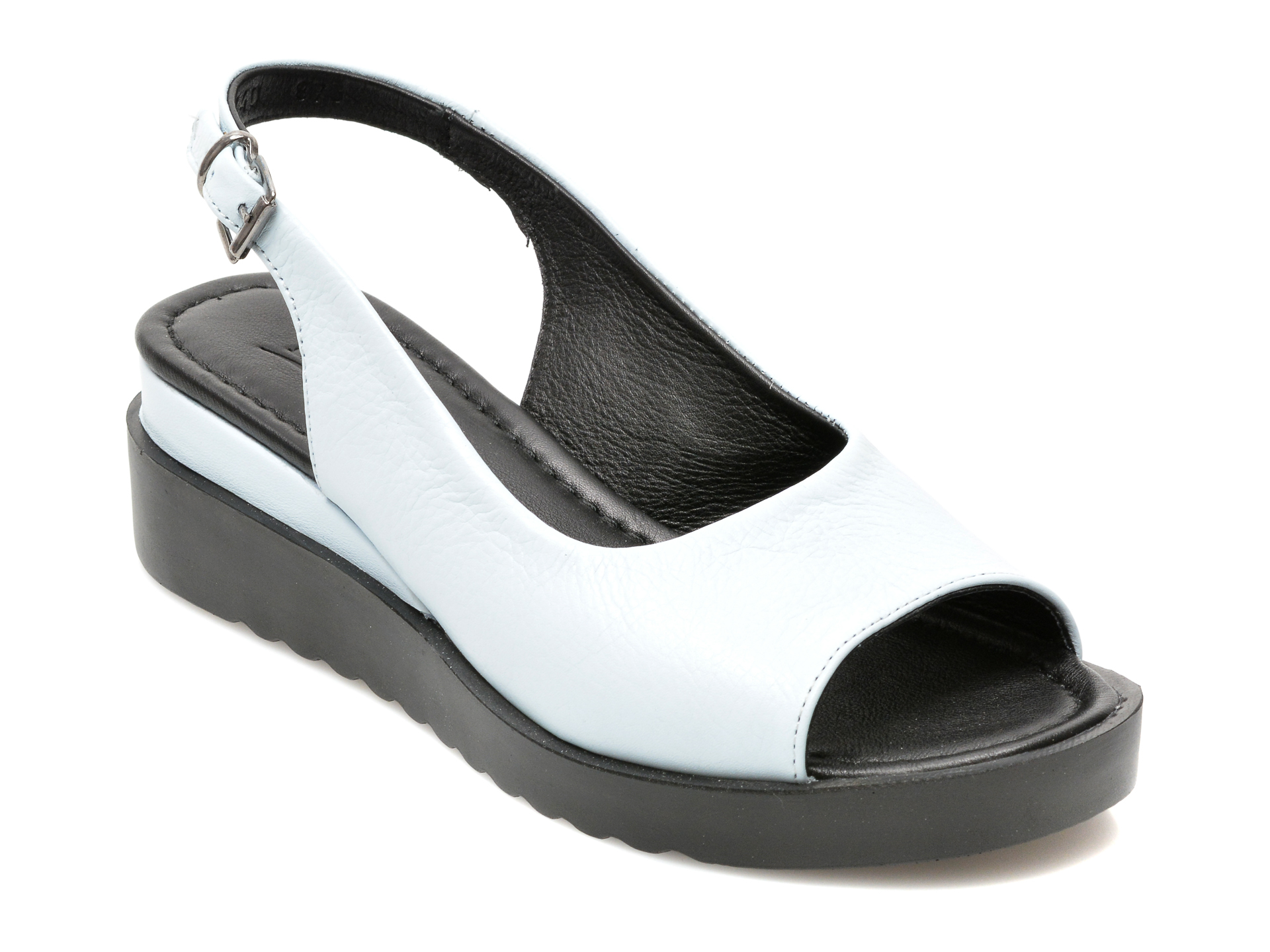 Sandale IMAGE albastre, 2740, din piele naturala 2023 ❤️ Pret Super Black Friday otter.ro imagine noua 2022