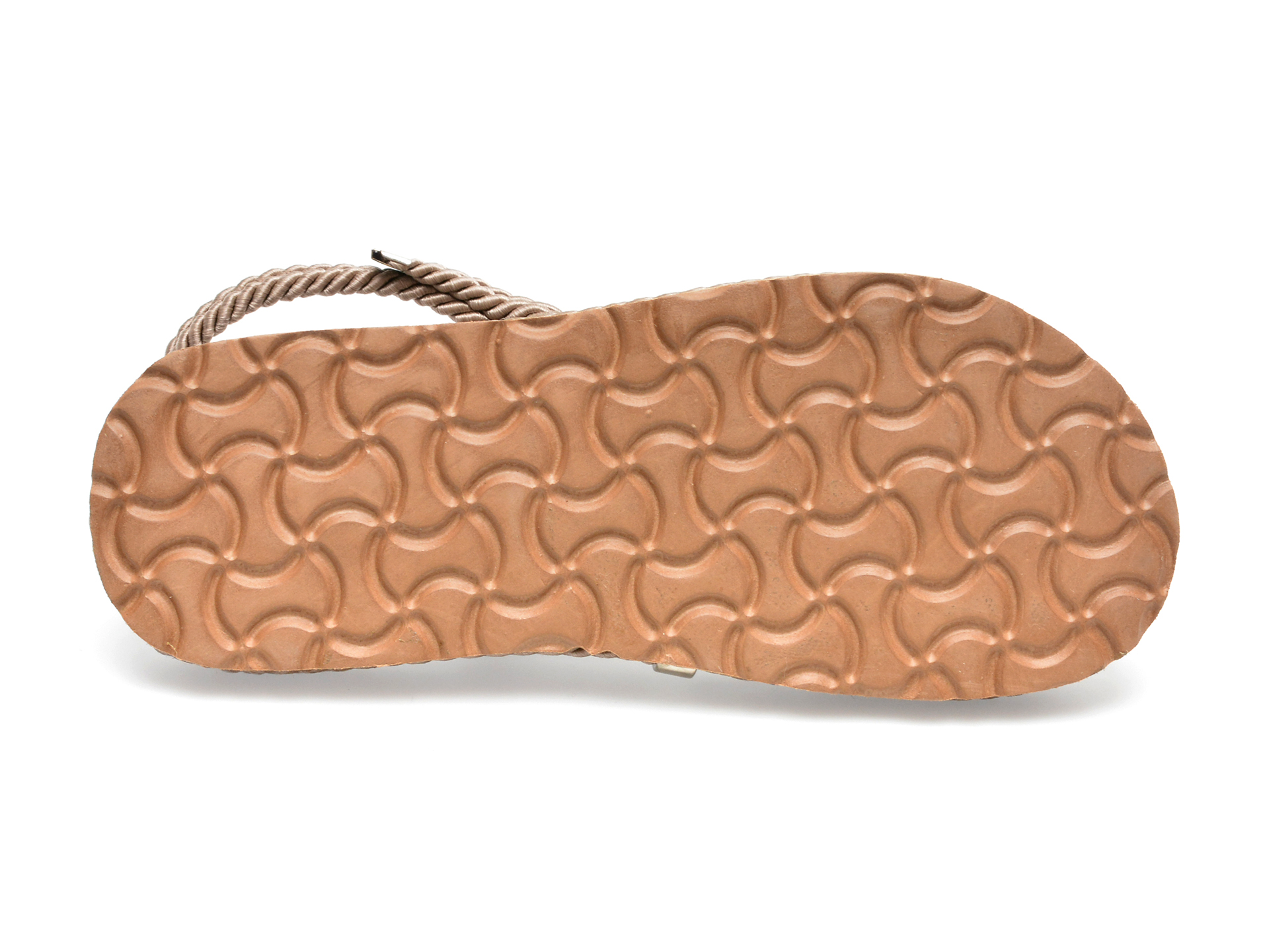Sandale IMAGE maro, 2020, din material textil