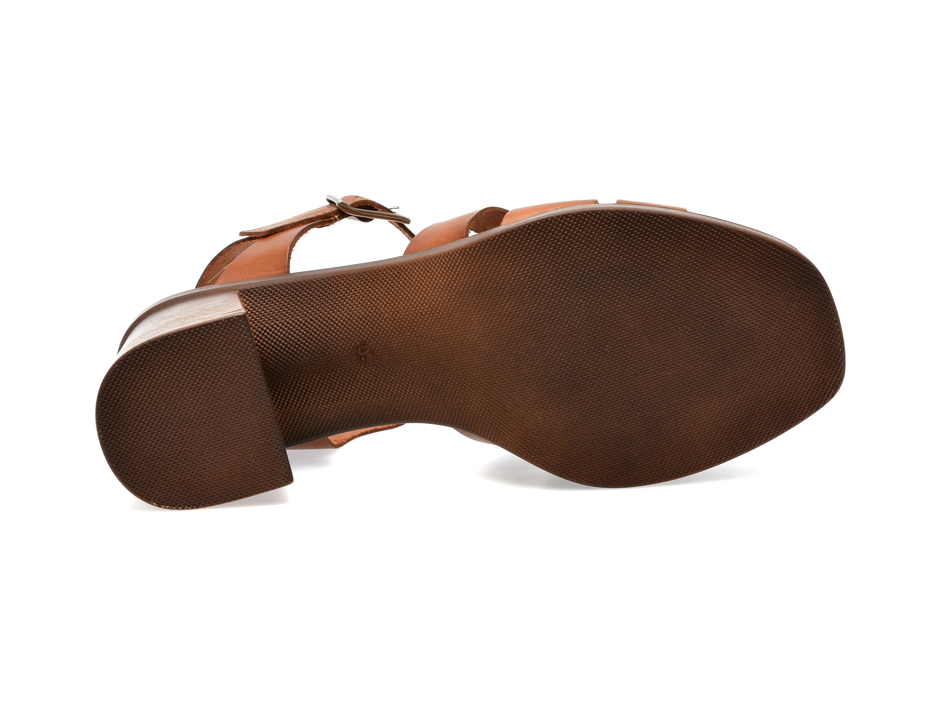 Sandale IMAGE maro, ENGRACI, din piele naturala