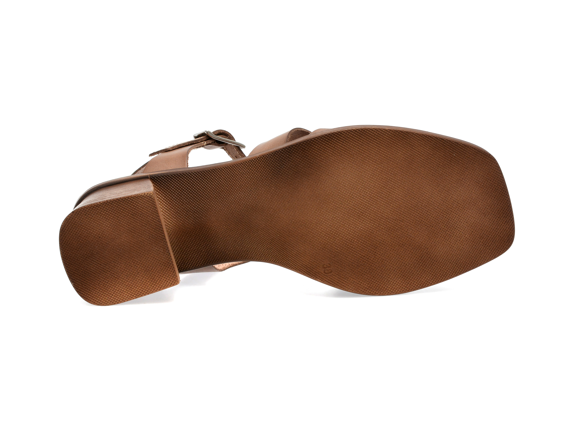 Poze Sandale IMAGE maro, ENRIQUE, din piele naturala