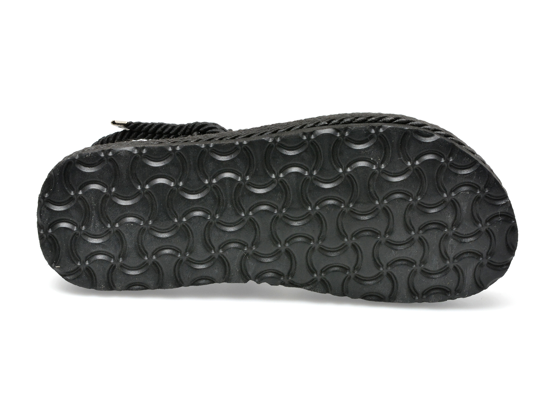Sandale IMAGE negre, 20222, din material textil