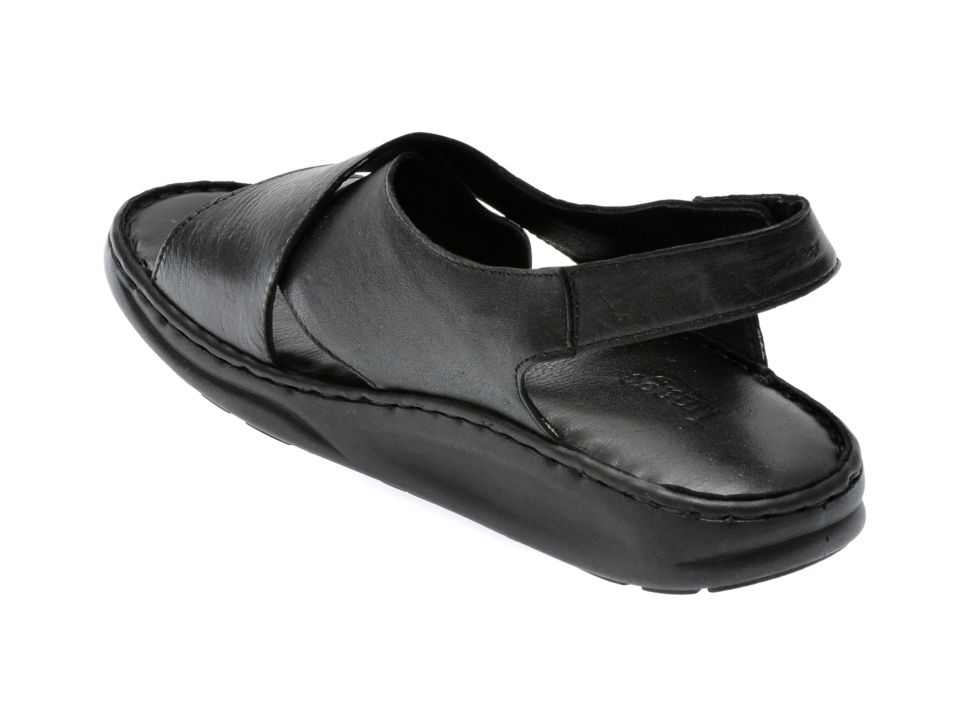 Poze Sandale IMAGE negre, 253, din piele naturala otter.ro