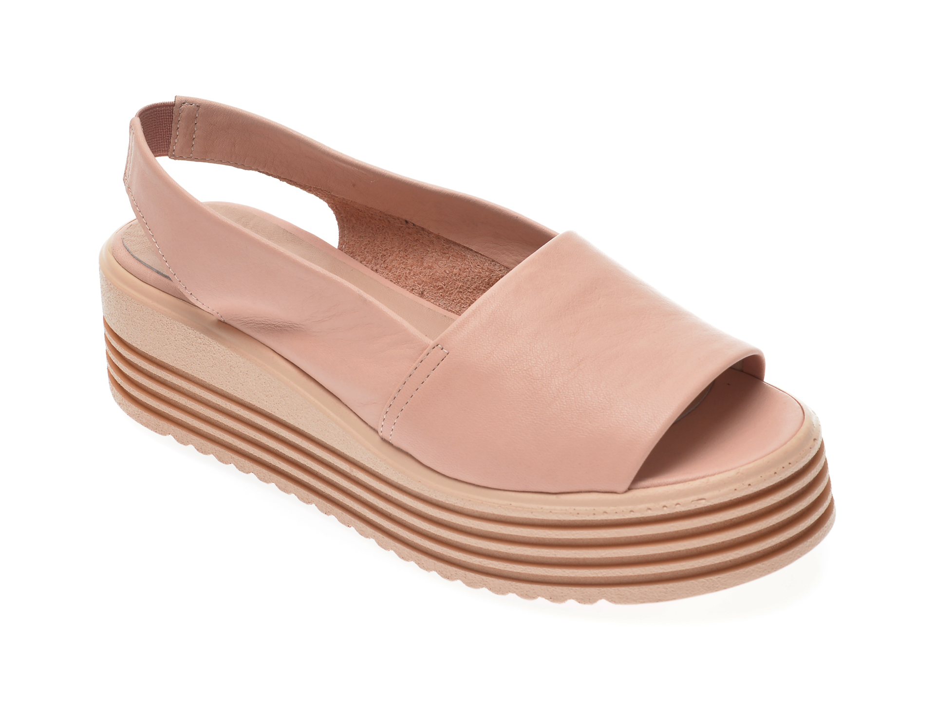 Sandale IMAGE roz, 20250, din piele naturala