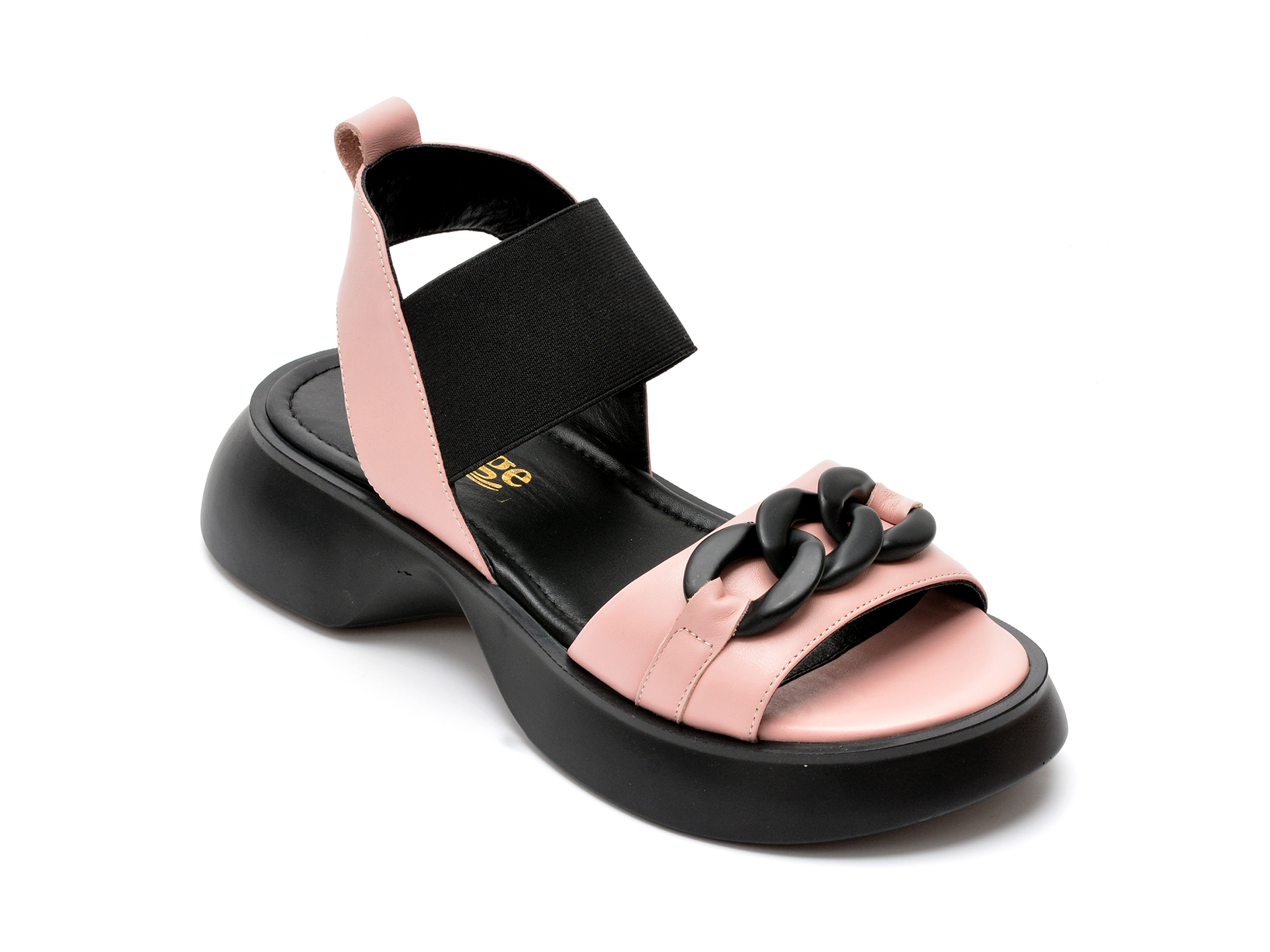 Sandale IMAGE roz, 25546, din piele naturala 2022 ❤️ Pret Super Black Friday otter.ro imagine noua 2022