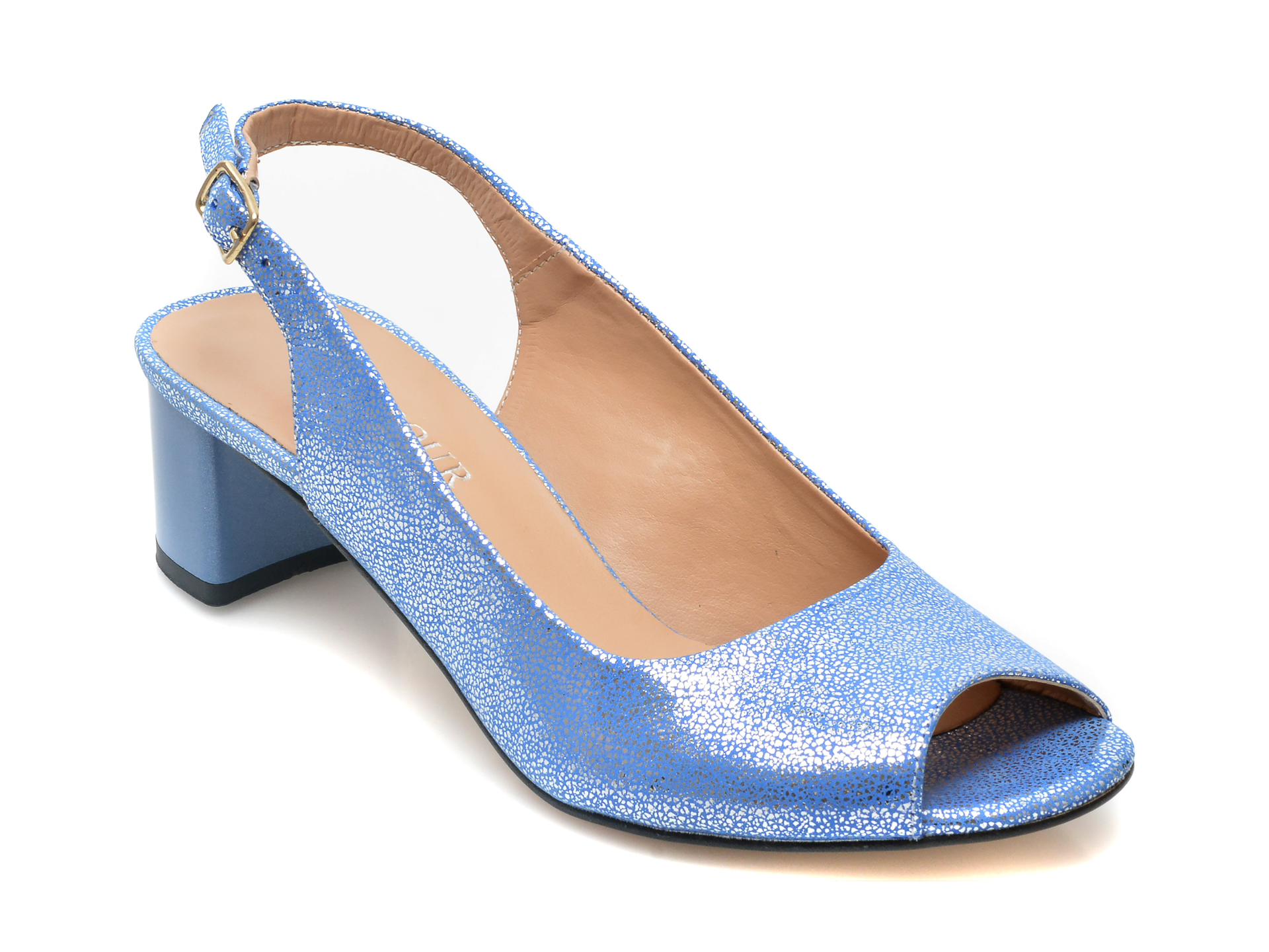 Sandale LABOUR albastre, 171571, din piele naturala