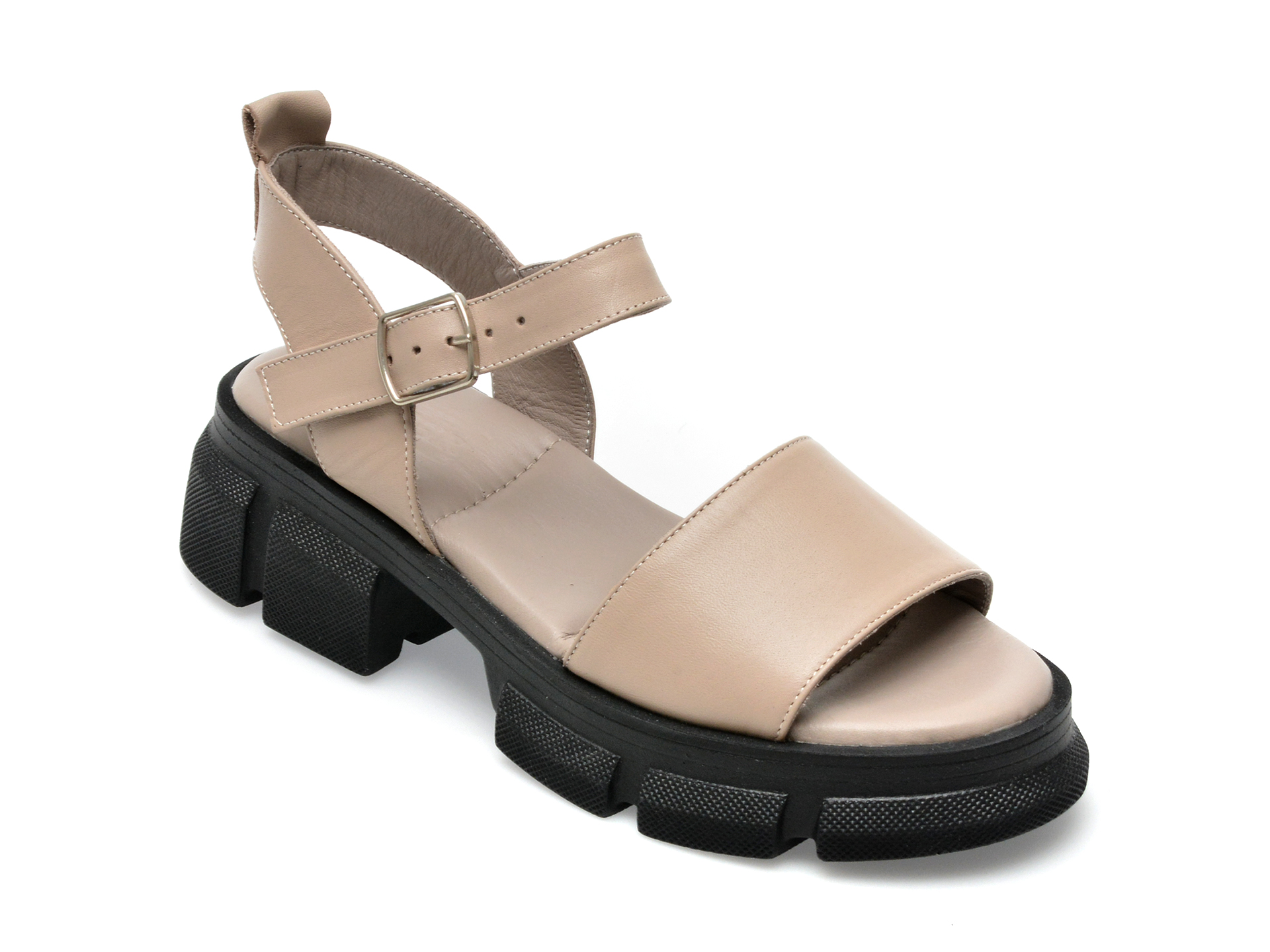 Sandale LABOUR gri, 30017, din piele naturala /femei/sandale