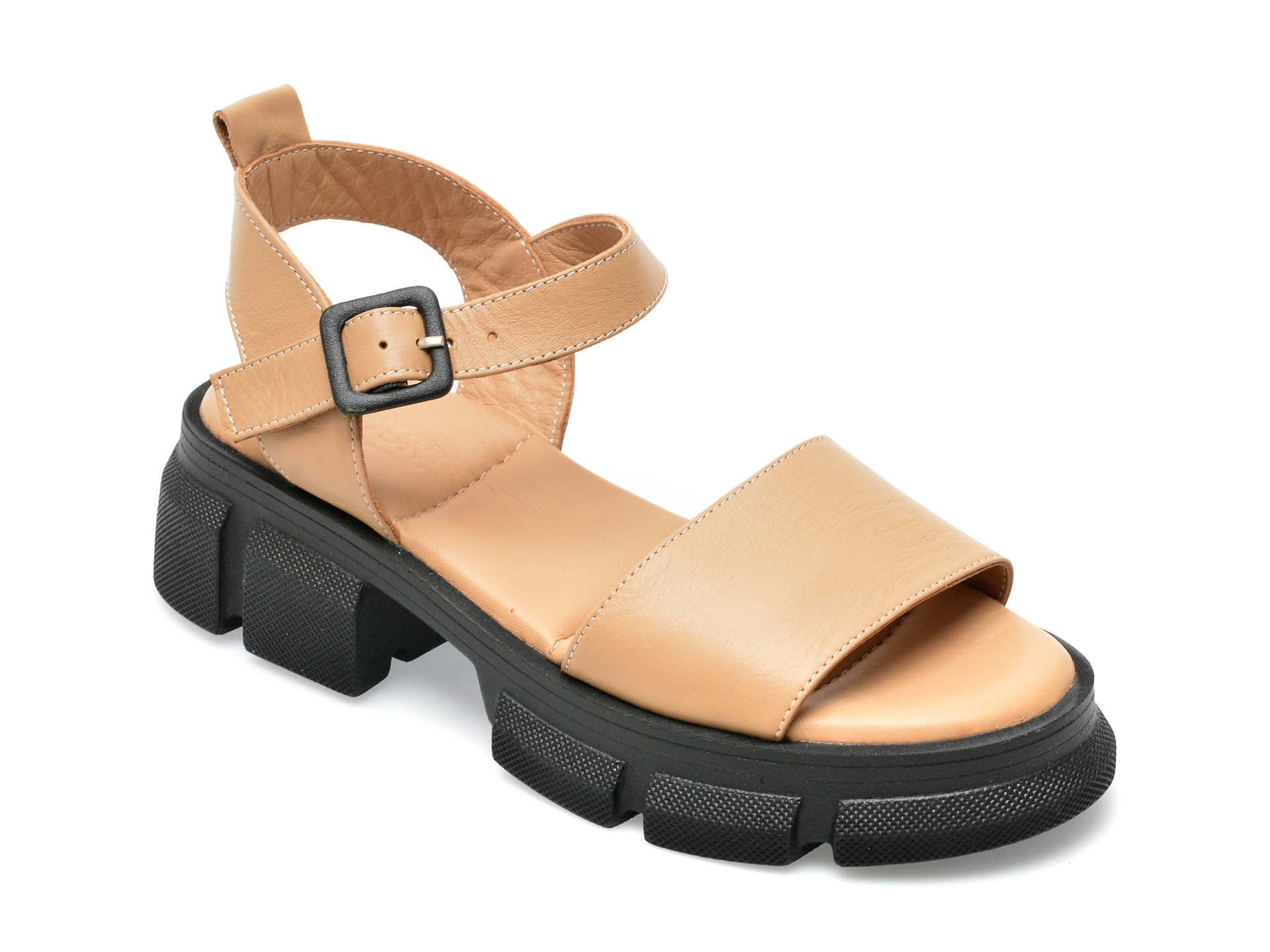 Sandale LABOUR maro, 30017, din piele naturala /femei/sandale