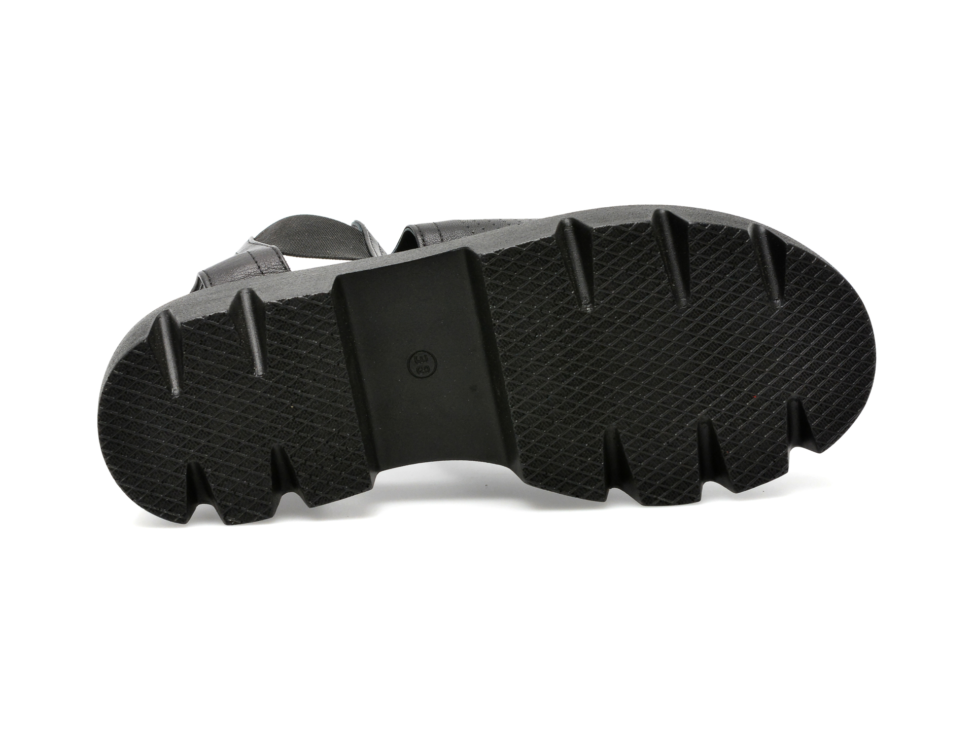 Sandale LABOUR negre, 300083, din piele naturala