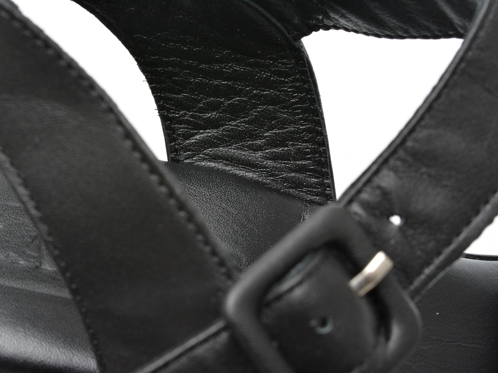Poze Sandale LABOUR negre, 30015, din piele naturala otter.ro