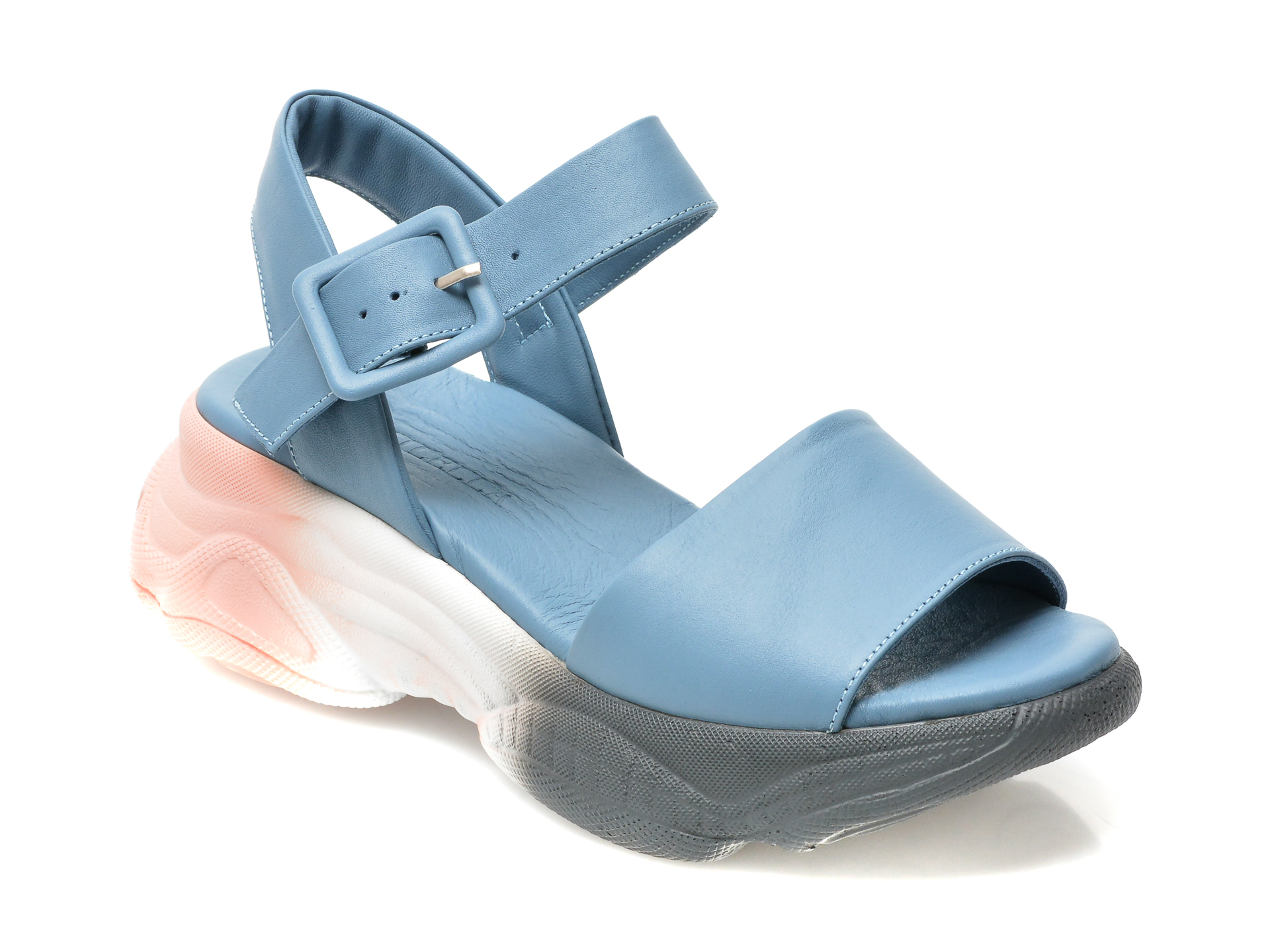 Sandale LOLILELLA albastre, 1581078, din piele naturala /femei/sandale