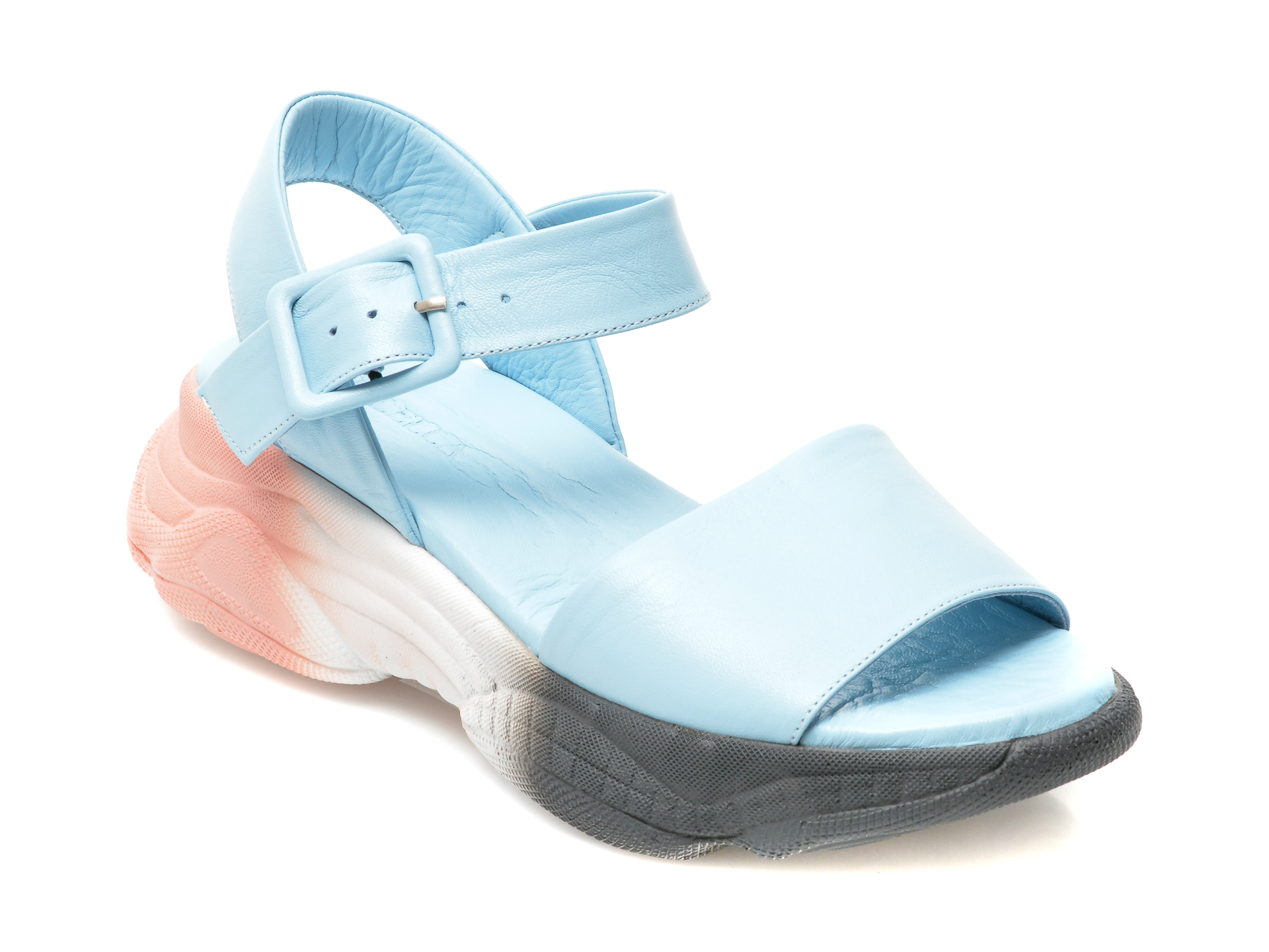 Sandale LOLILELLA albastru deschis, 1581078, din piele naturala