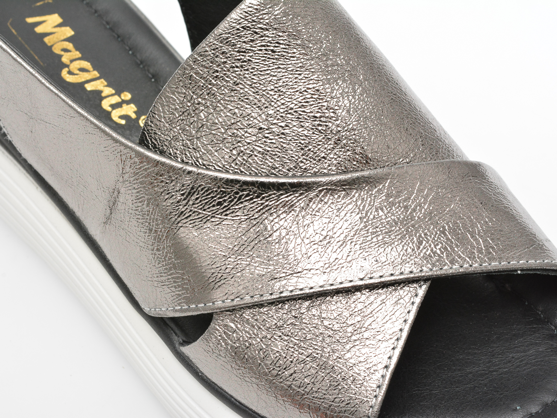 Poze Sandale MAGRIT argintii, 104, din piele naturala otter.ro