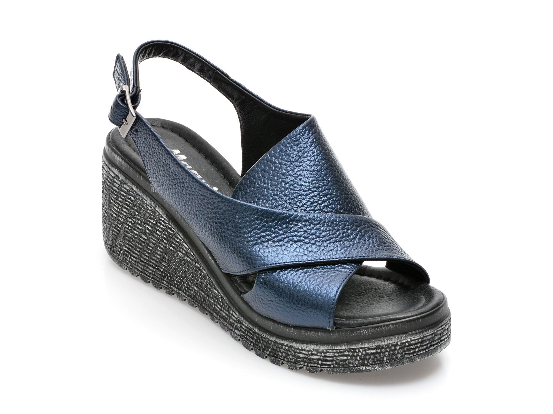 Sandale MAGRIT bleumarin, 16, din piele naturala /femei/sandale imagine noua