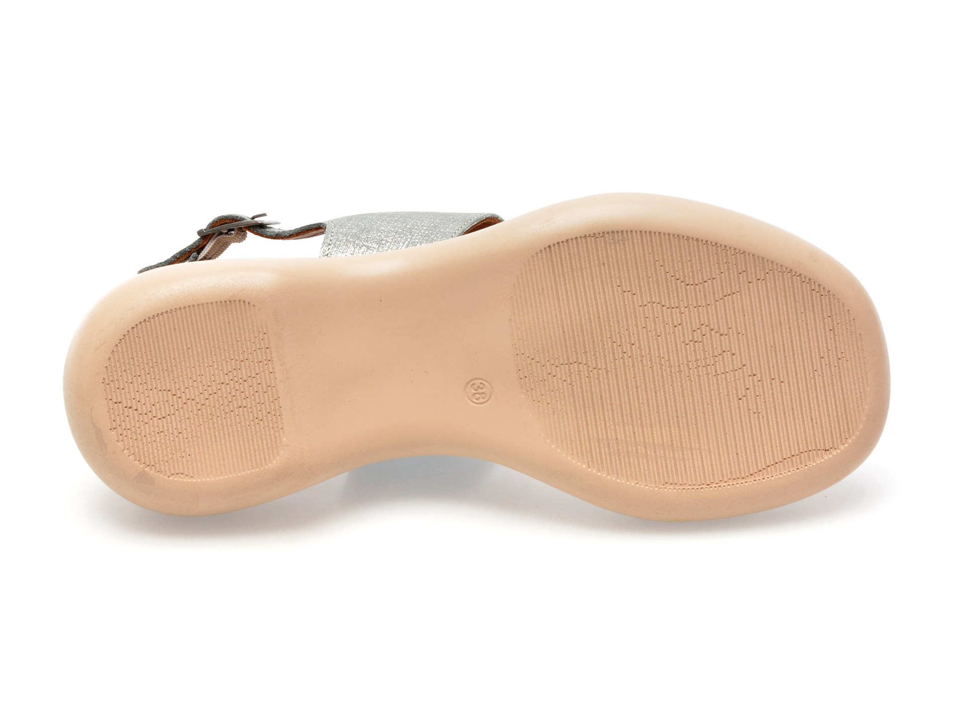 Sandale MAGRIT gri, 101, din piele naturala lacuita