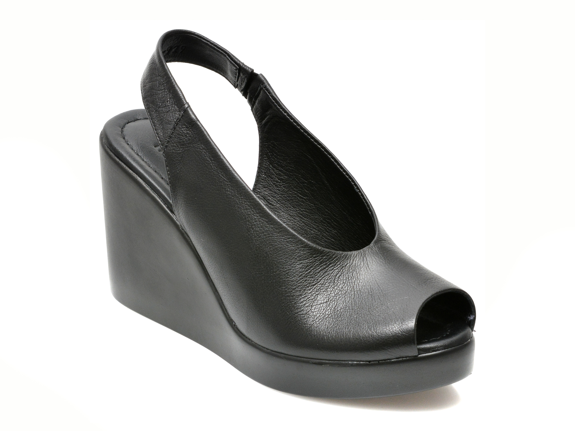 Sandale MARIO ROSSI negre, 3879401, din piele naturala /femei/sandale