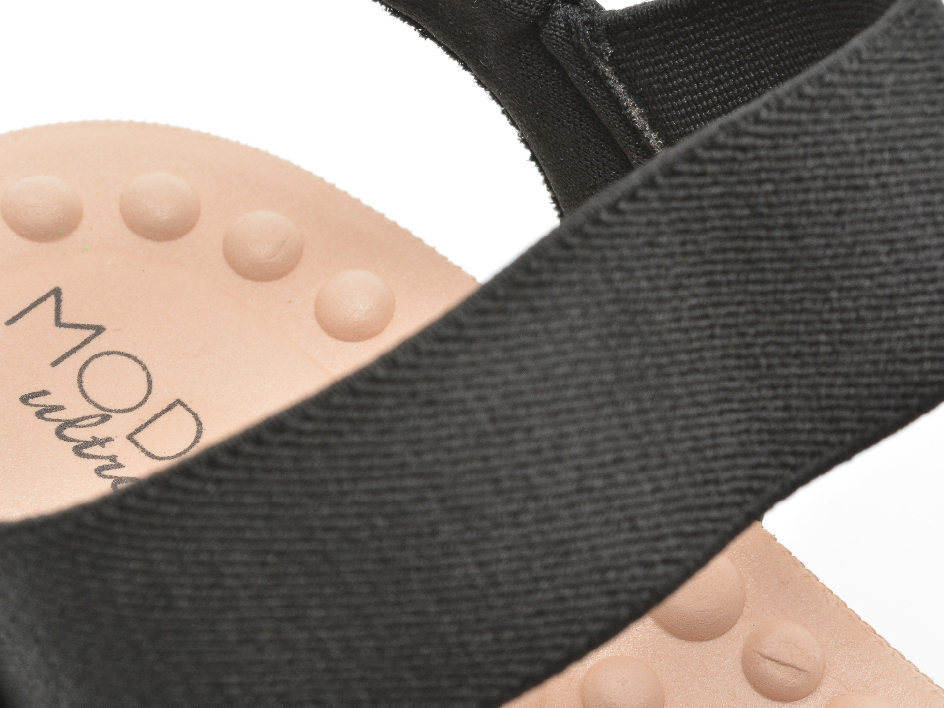 Sandale MODARE negre, 7151119, din piele ecologica /femei/sandale imagine noua