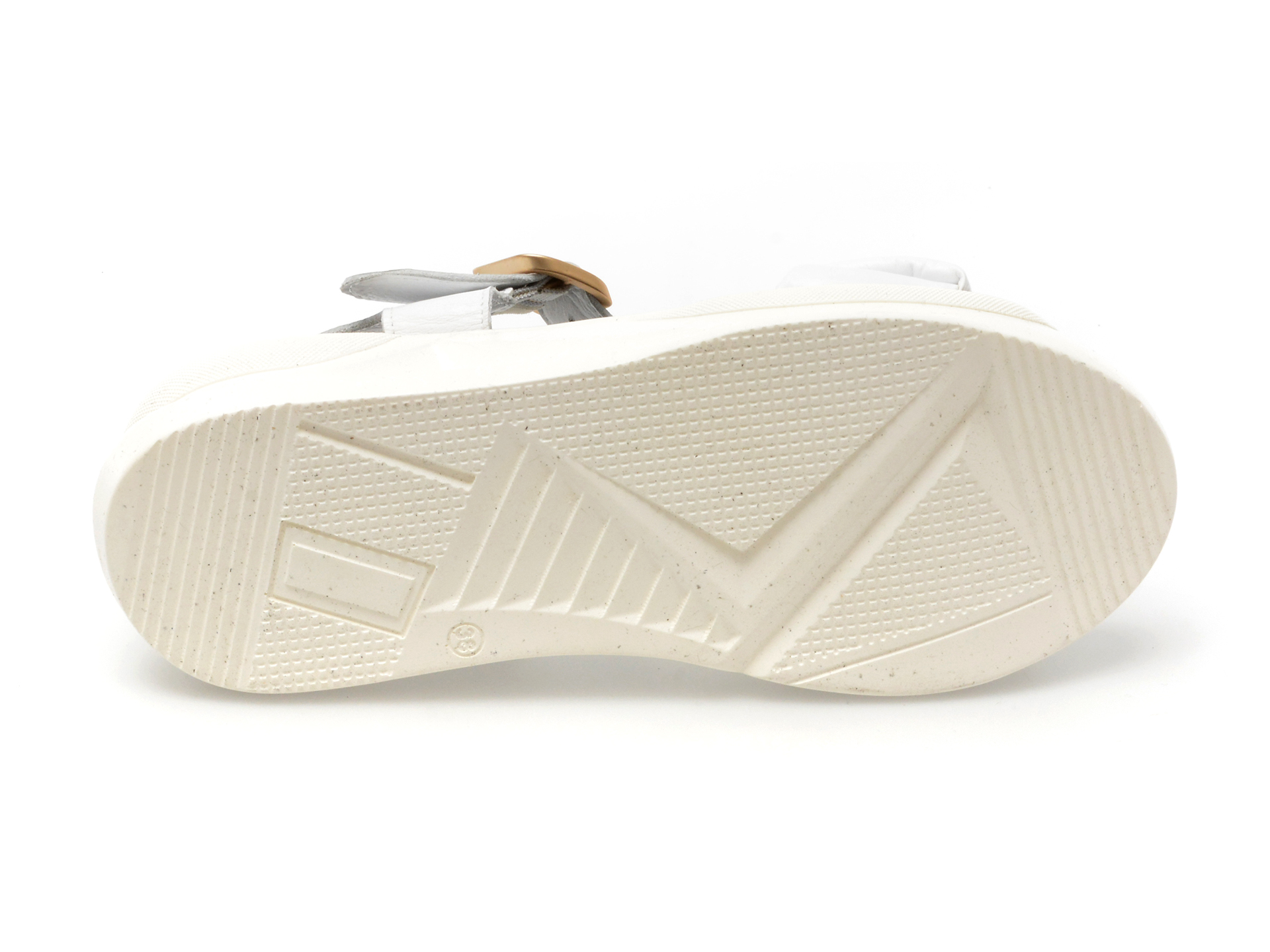 Sandale MOLLY BESSA albe, 1000, din piele naturala
