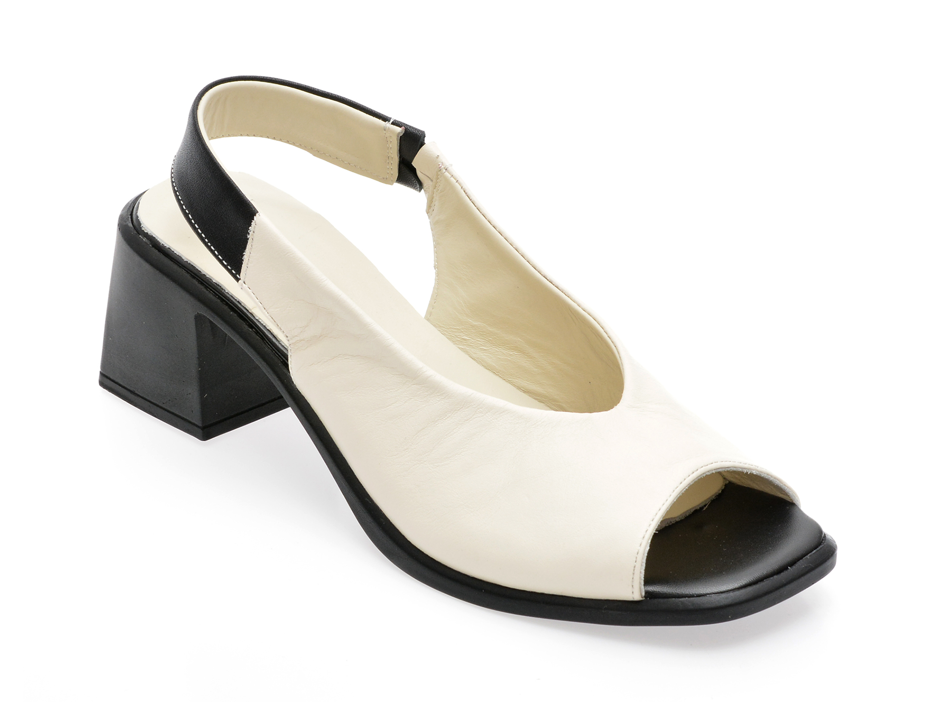 Sandale OSHADE bej, 705018, din piele naturala /femei/sandale imagine noua