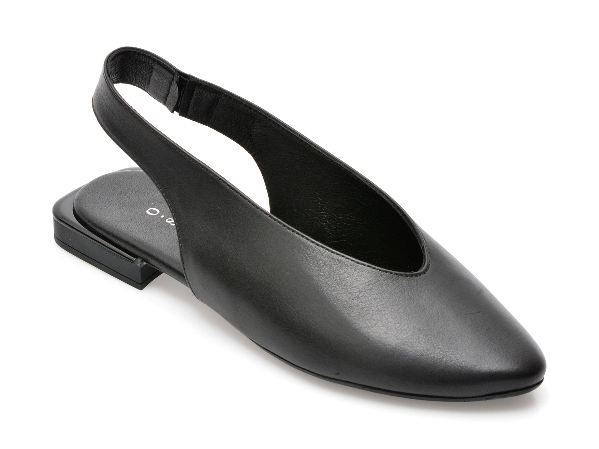 Sandale OSHADE negre, 3018, din piele naturala /femei/sandale imagine noua