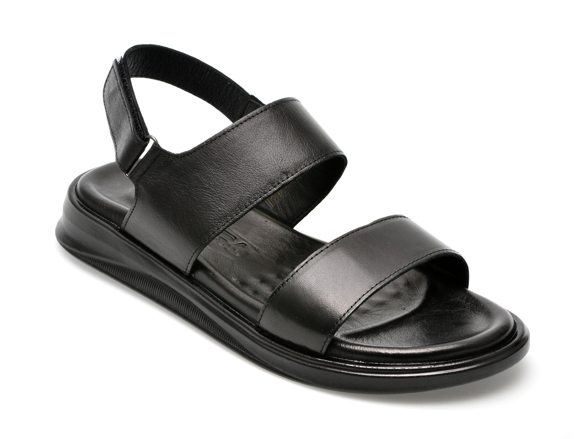 Sandale OTTER negre, 135, din piele naturala /femei/sandale