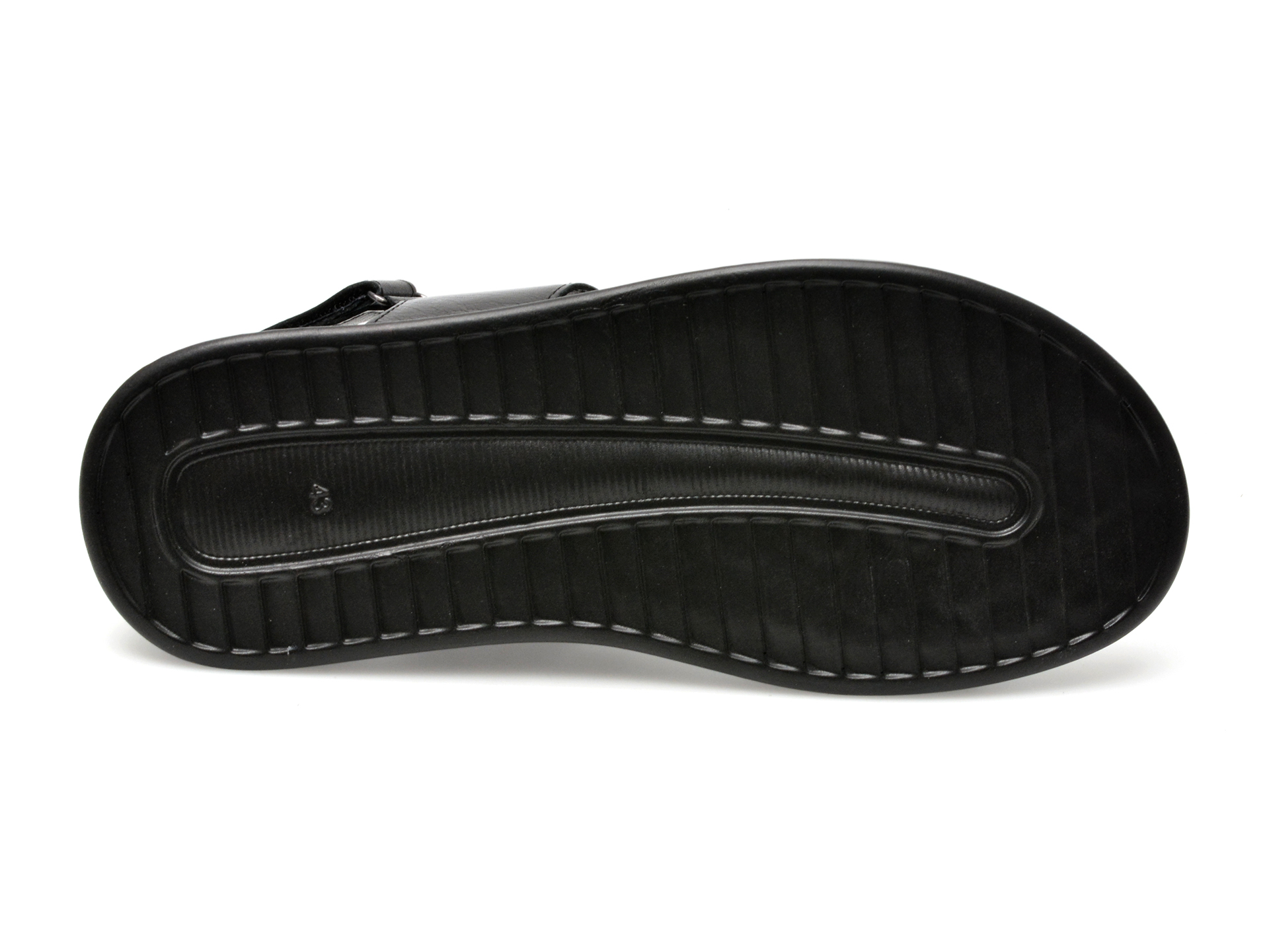 Sandale OTTER negre, 135, din piele naturala