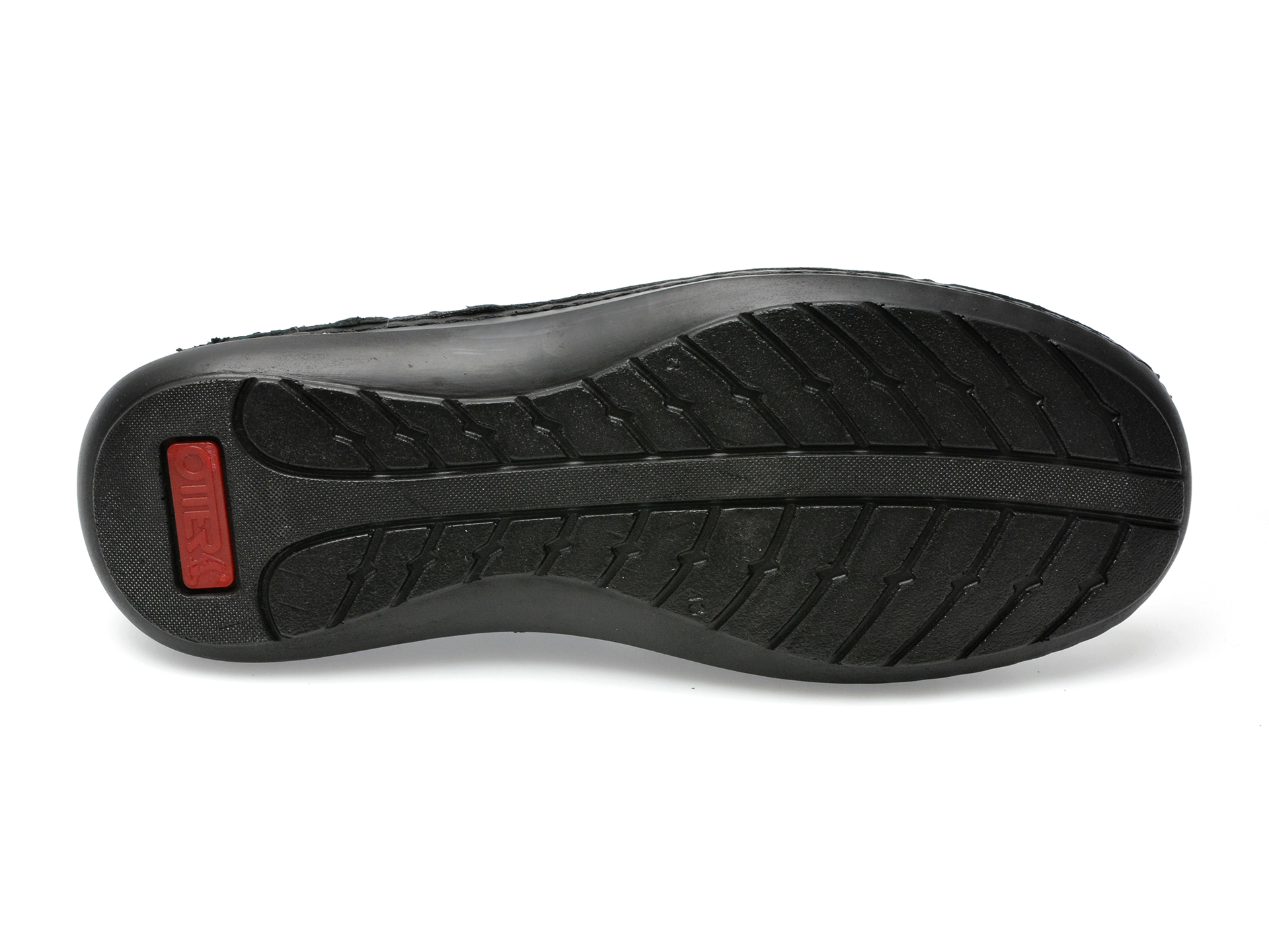 Sandale OTTER negre, 9562, din piele naturala