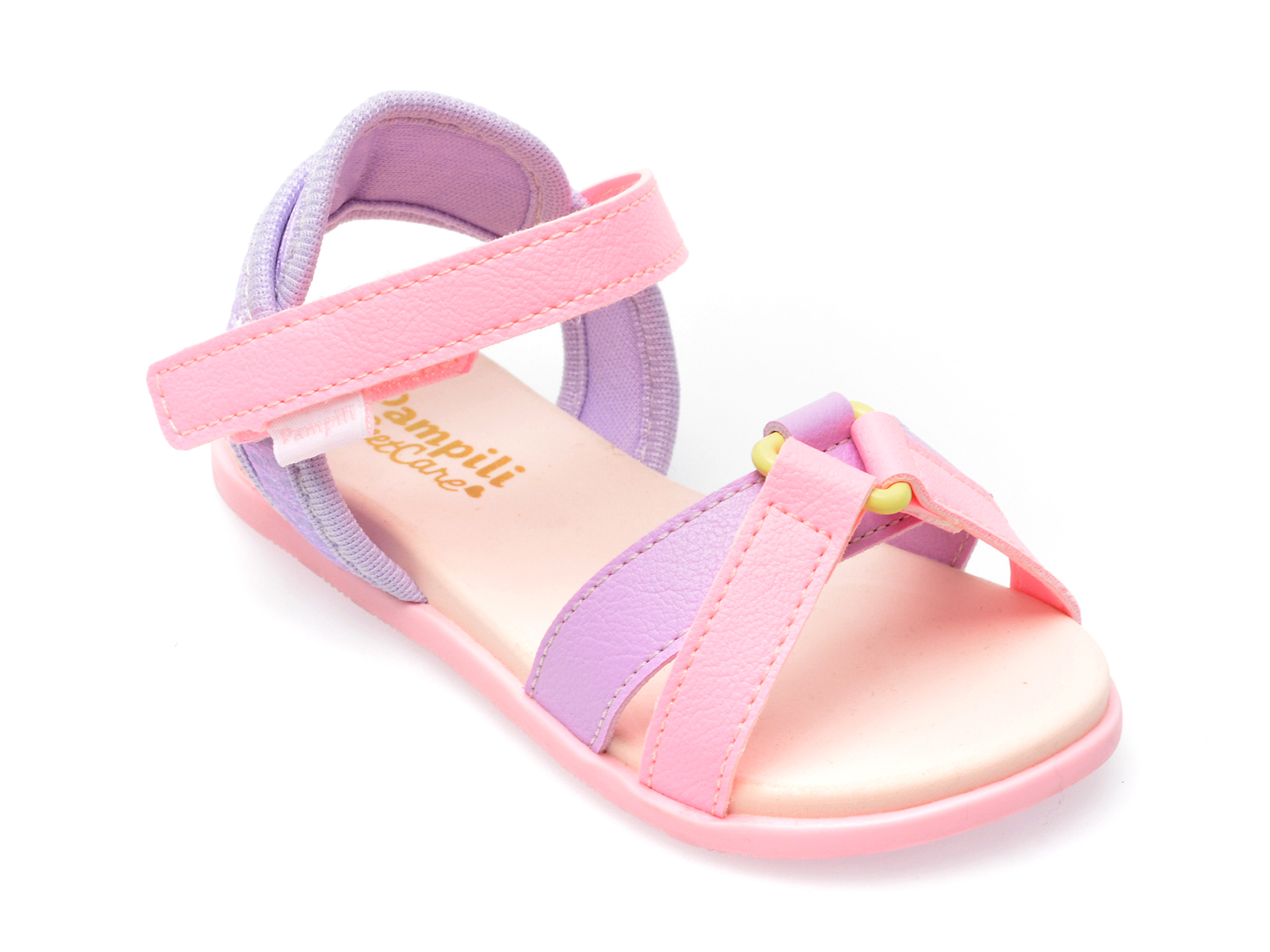 Sandale PAMPILI roz, 639057, din piele ecologica /copii/incaltaminte