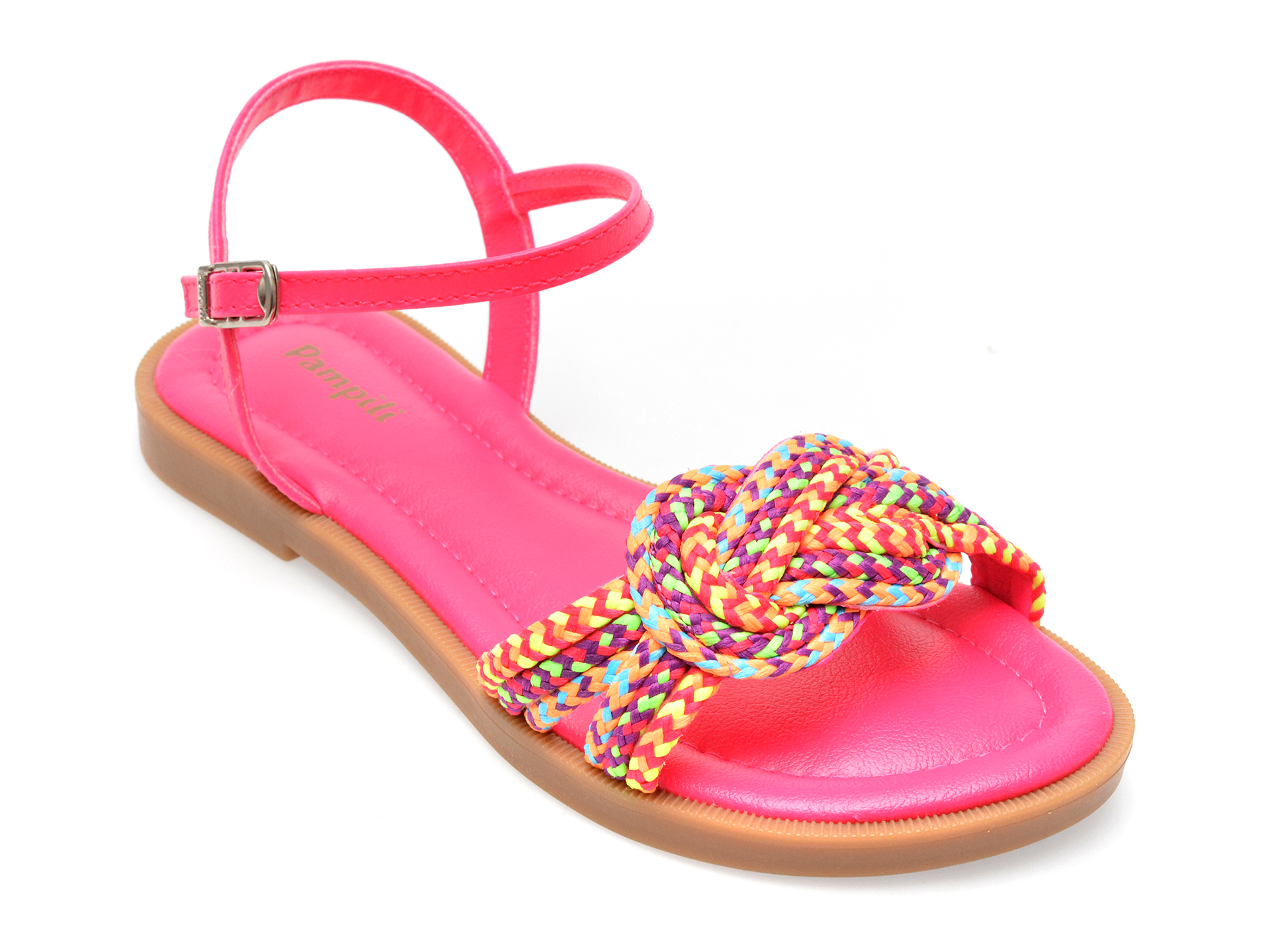 Sandale PAMPILI roz, 696002, din piele ecologica /copii/incaltaminte